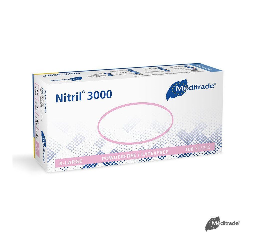DocMed Nitril-Handschuhe Nitril 3000 U.-Handschuhe, PF, Gr. XS/S/M/L/XL (Ei günstig online kaufen