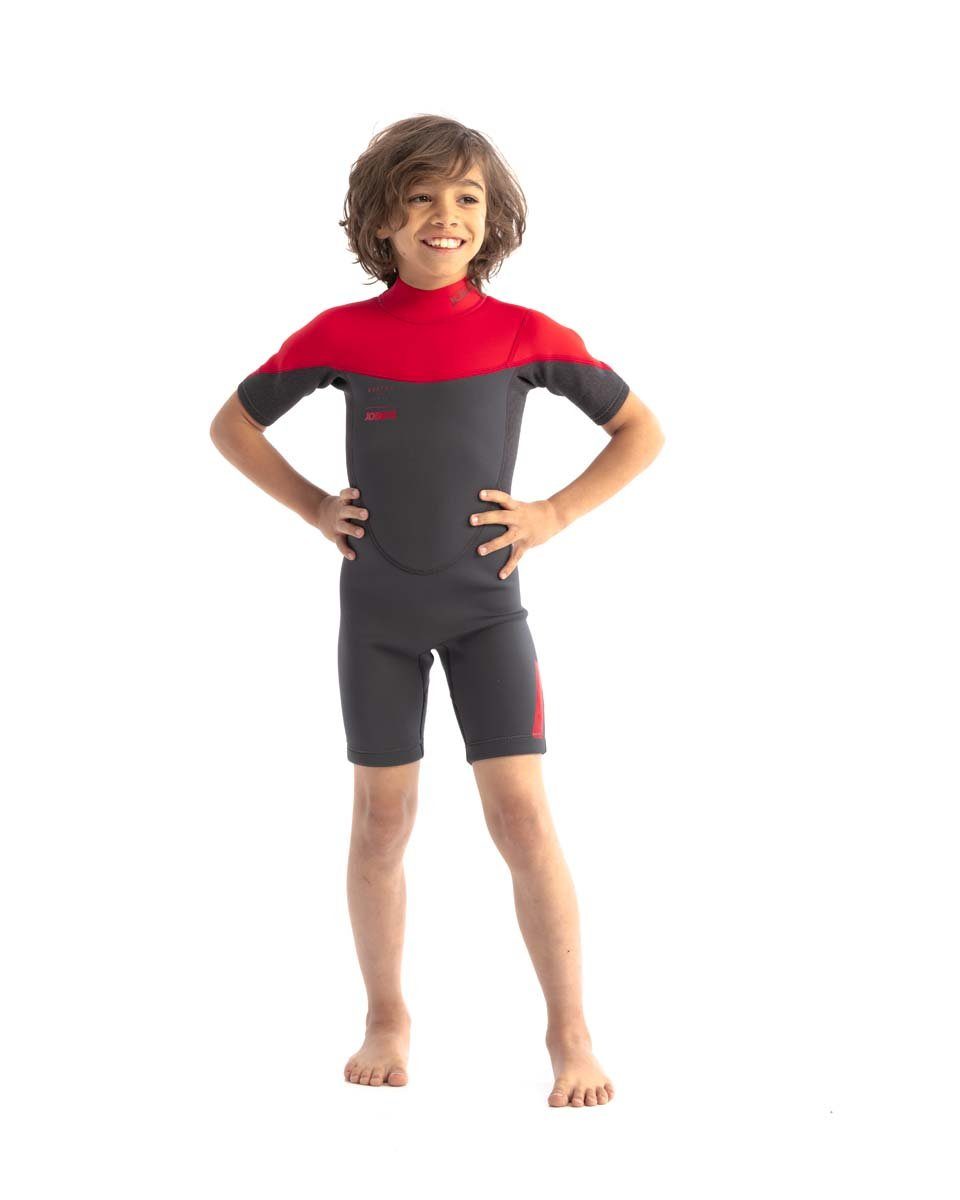 Jobe Neoprenanzug Jobe Neoprenanzug Jobe Boston 2mm Shorty Wetsuit Kids rot
