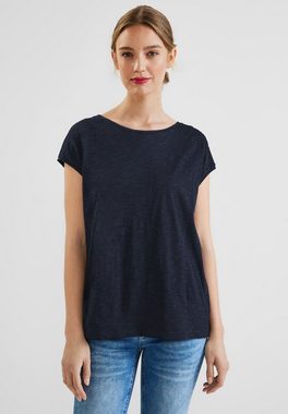 STREET ONE T-Shirt (1-tlg) Spitze