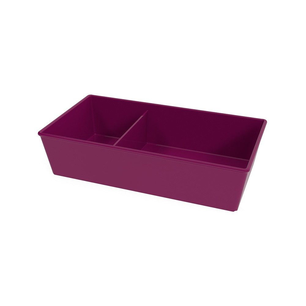 Ornamin Lunchbox Tiny Thomas mit Steg, Snackbox mit 2 Fächern l 200 ml + 350 ml für Schule und Büro