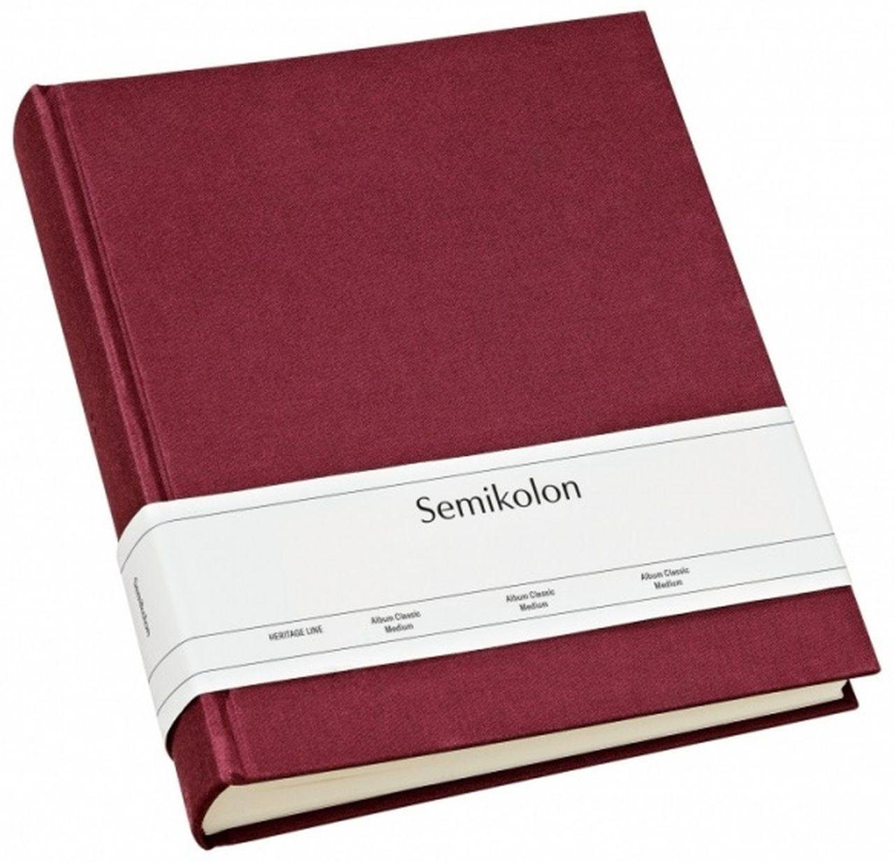 Semikolon Fotoalbum Album 351006 Classic Medium burgundy