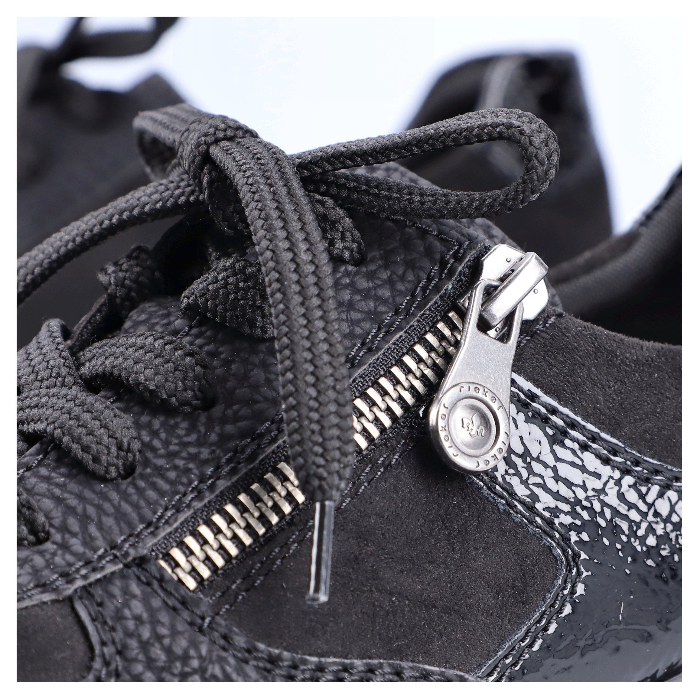 Rieker Sneaker mit SoftFoam-Innensohle komfortabler schwarz