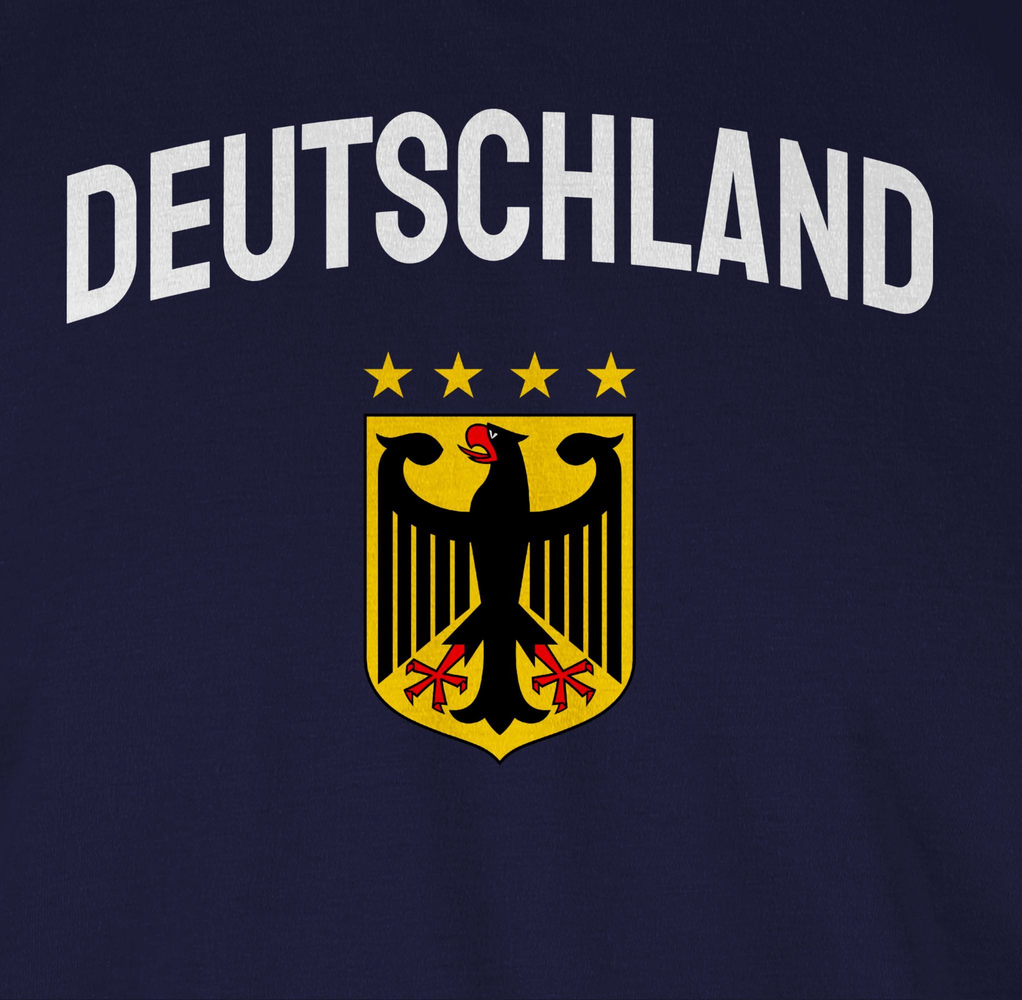 Shirtracer Rundhalsshirt Deutschland Wappen mit Bundesadler, günstig online kaufen