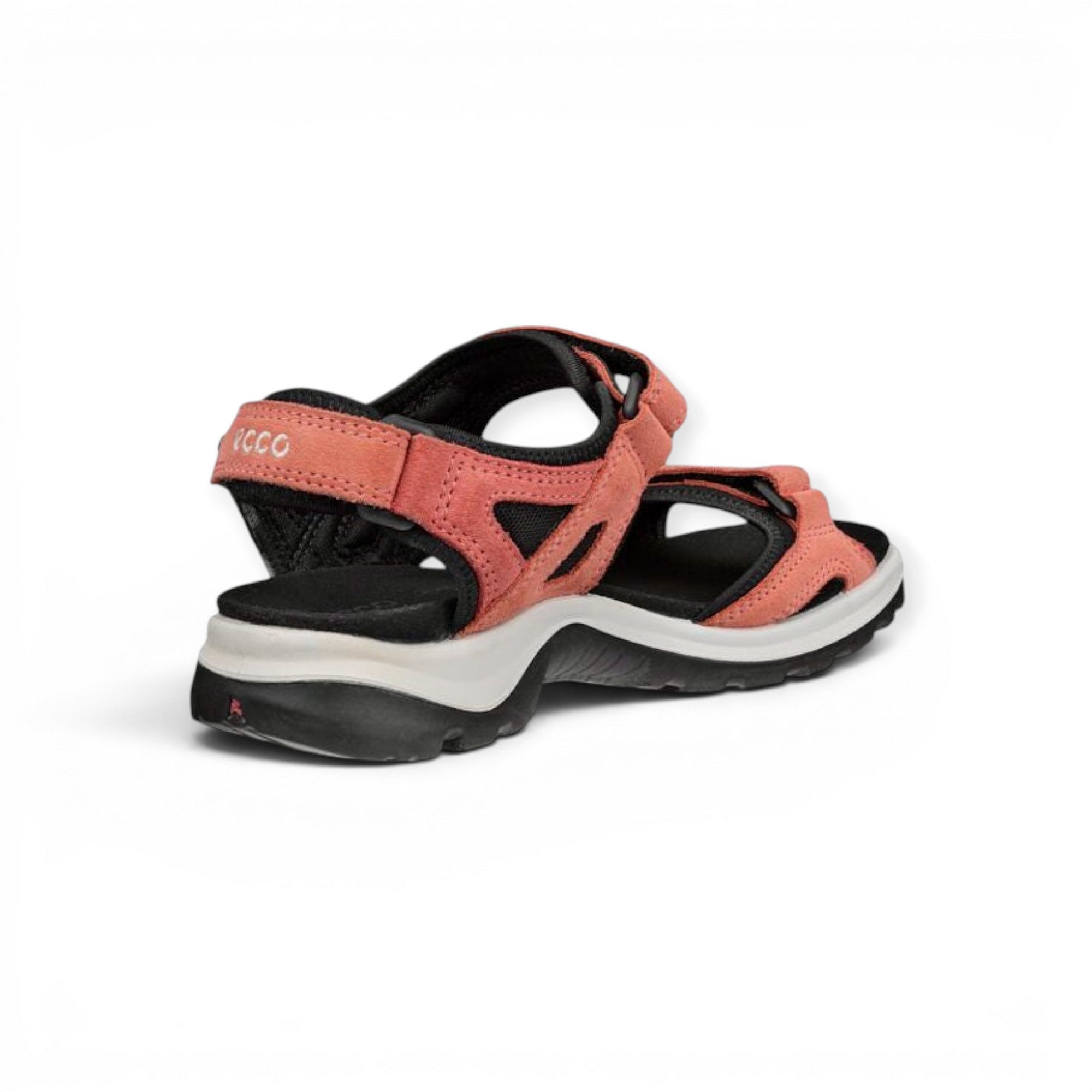 Ecco Yucatan Leder coralrot Damen Sandale – Bild 4 von 5