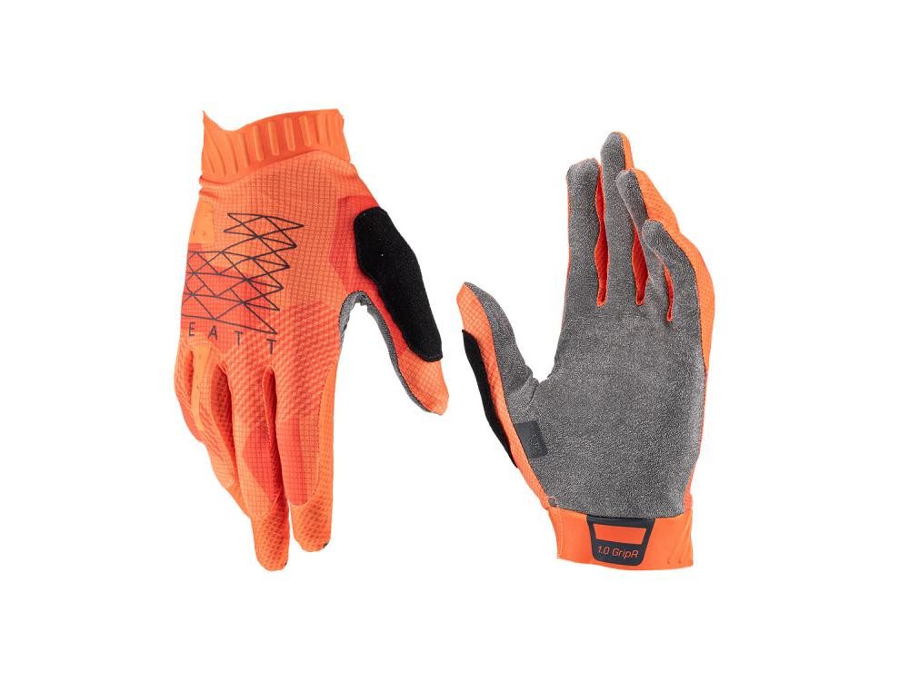 Leatt Fahrradhandschuhe Leatt Glove MTB 1.0 GripR Junior, Flame - 2023, L