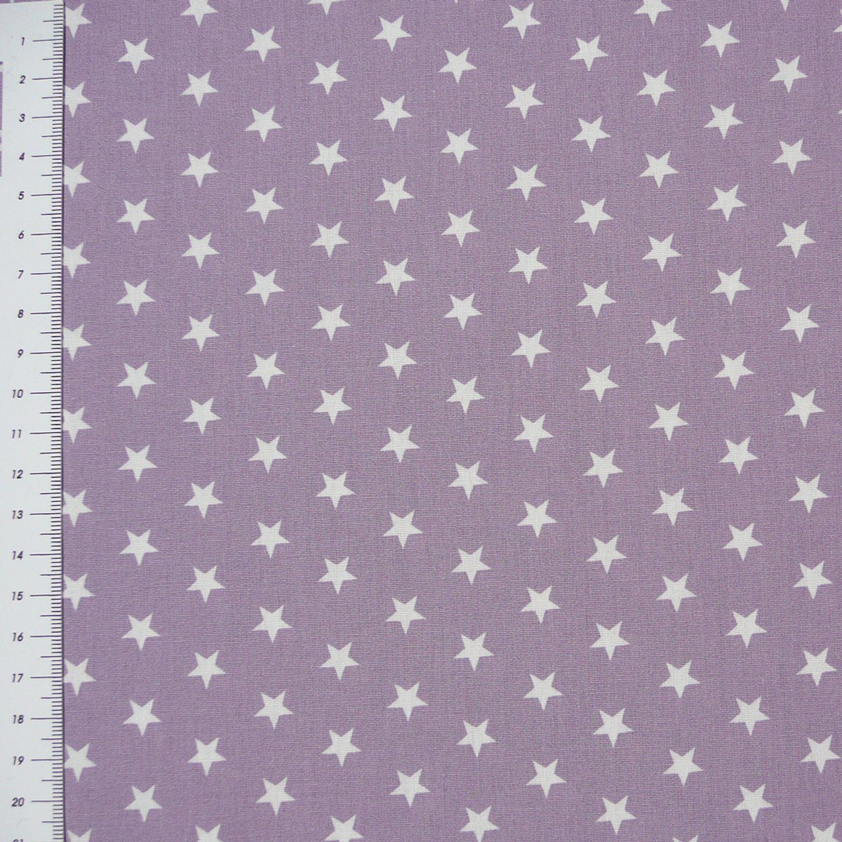 SCHÖNER LEBEN. Stoff Baumwollstoff Meterware Sterne 1x1cm flieder weiß, allergikergeeignet,atmungsaktiv,pflegeleicht