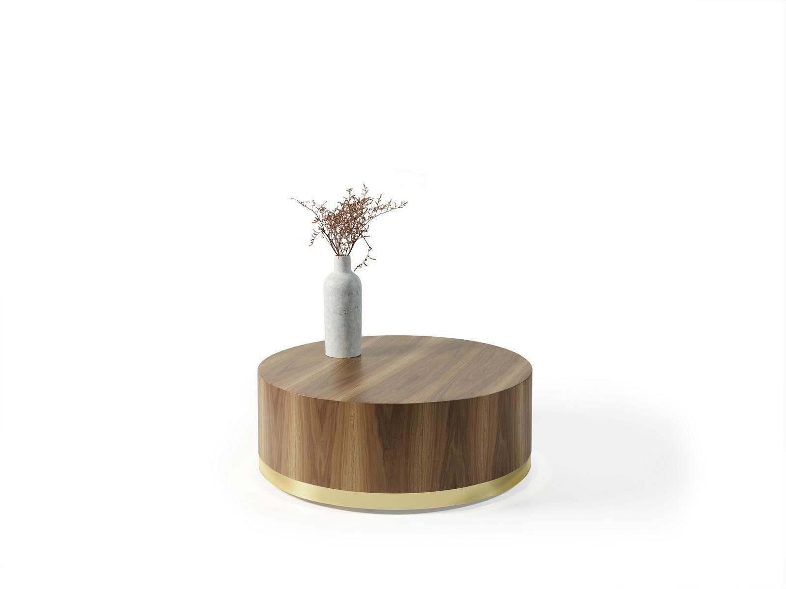 JVmoebel Couchtisch Runder Designer Tisch aus Holz im modernen Stil (1-St., Couchtisch), Made in Europa
