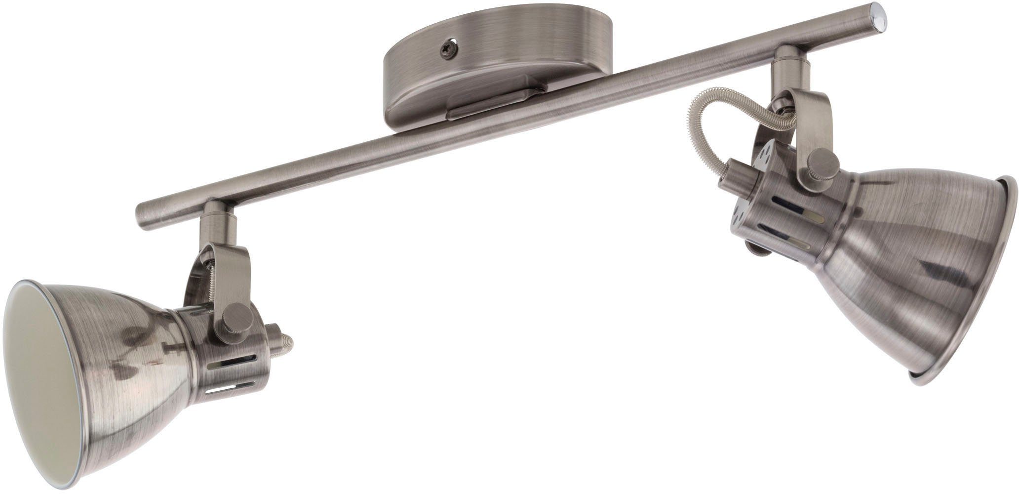 EGLO Deckenspot SERAS, ohne Leuchtmittel, Warmweiß, Spot, L37 x B6,5 cm, 2X günstig online kaufen