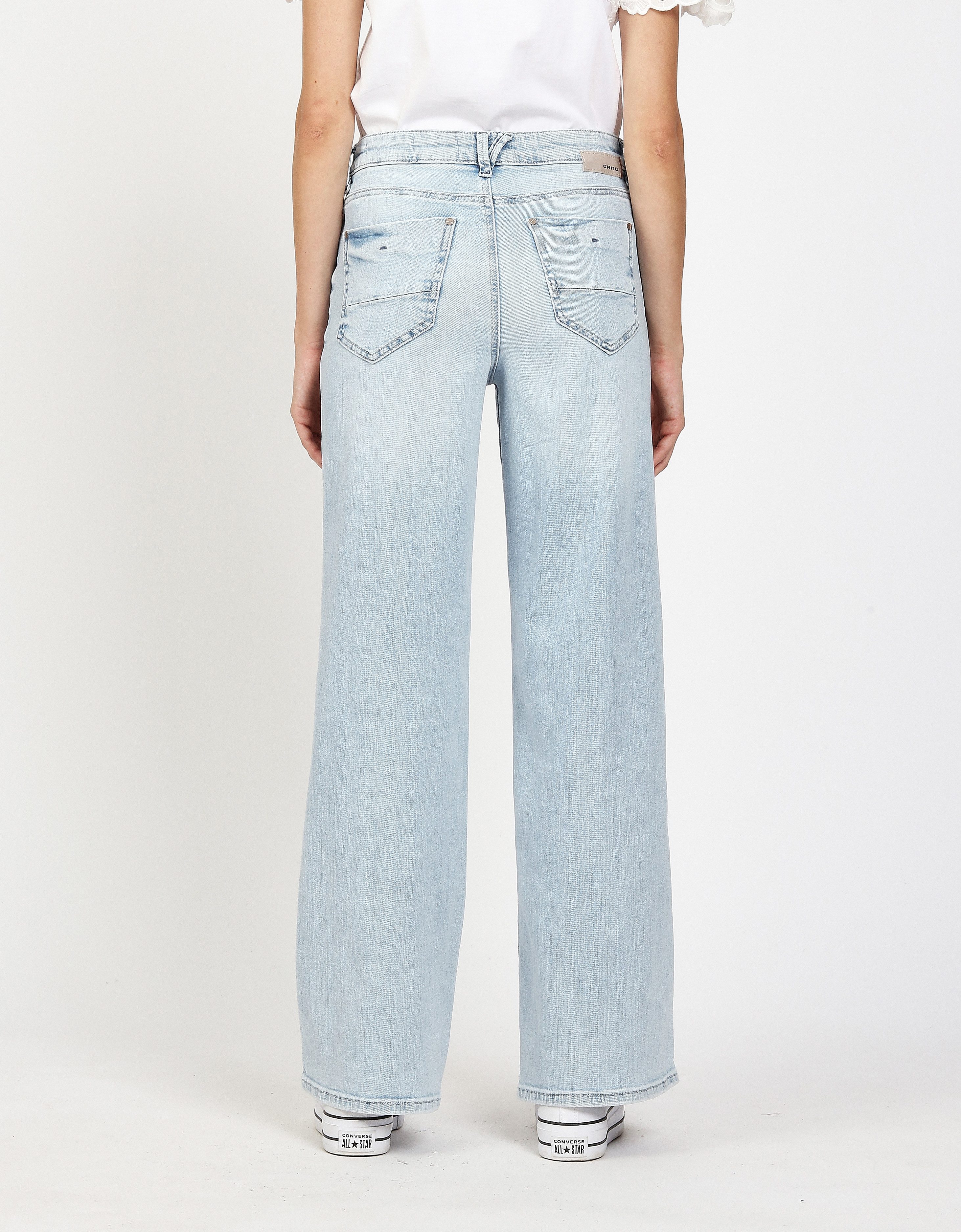 GANG Straight-Jeans 94CARLOTTA LONG Wide Leg im 5-Pocket-Stil