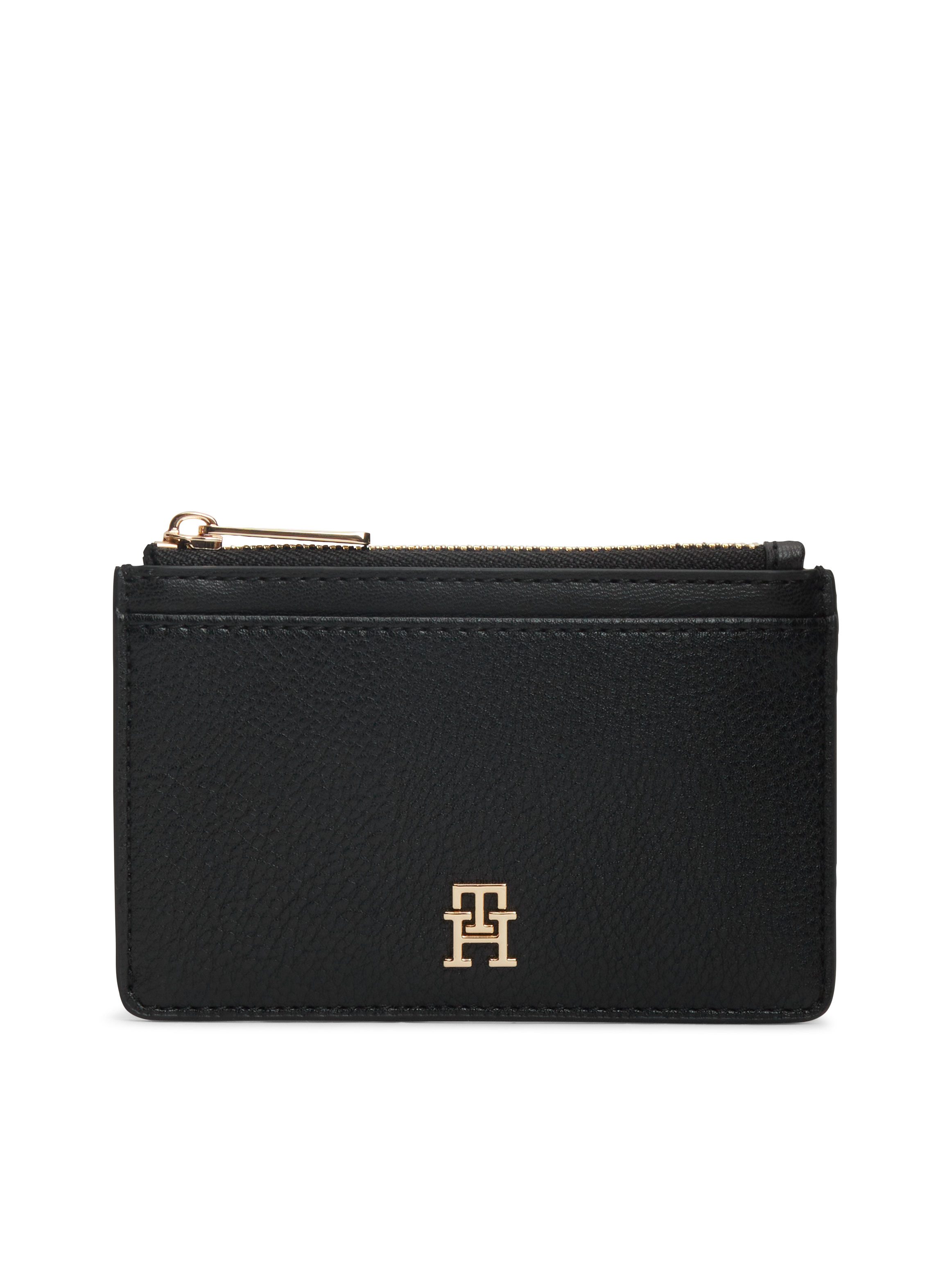 Tommy Hilfiger Kartenetui TH ICON LONG CC HOLDER, Unisex Minigeldbeutel, Portemonnaie mit Logoschriftzug