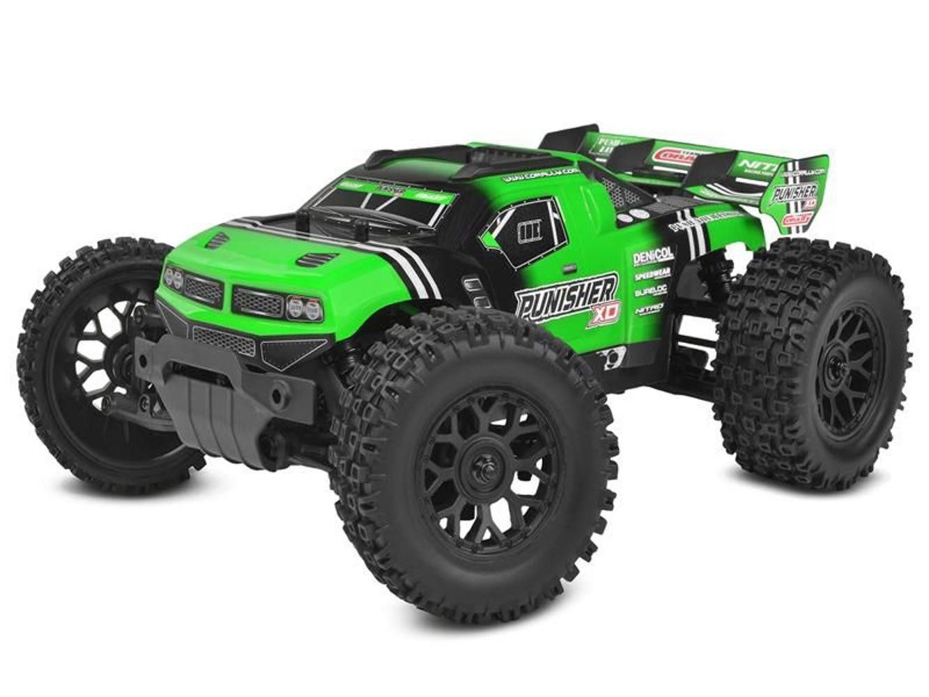 Corally RC-Auto Team Corally PUNISHER XD 4WD Brushed RTR 1:12 Monster Truck grün