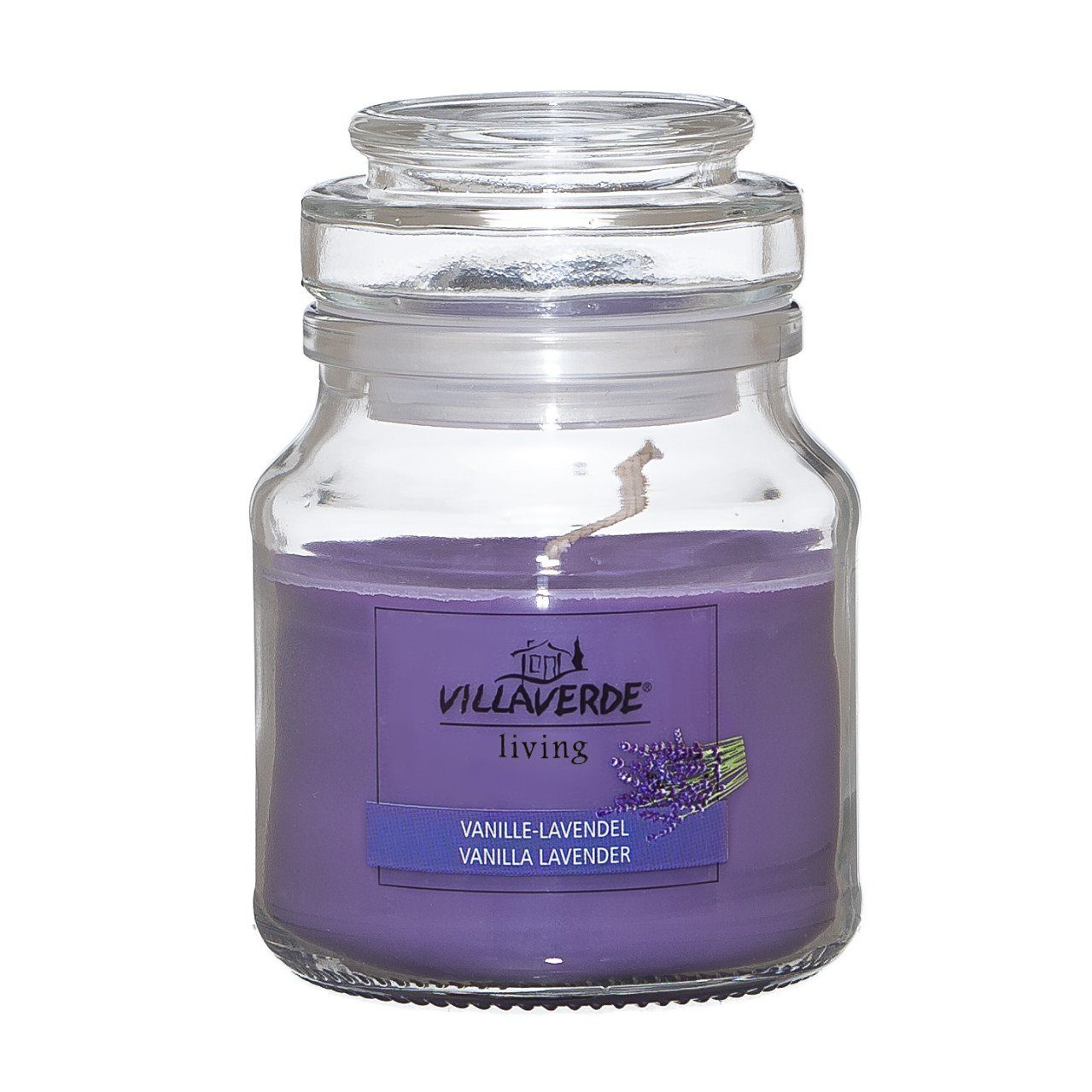 Villa Verde Duftkerze Villa Verde Duftkerze im Glas m. Deckel