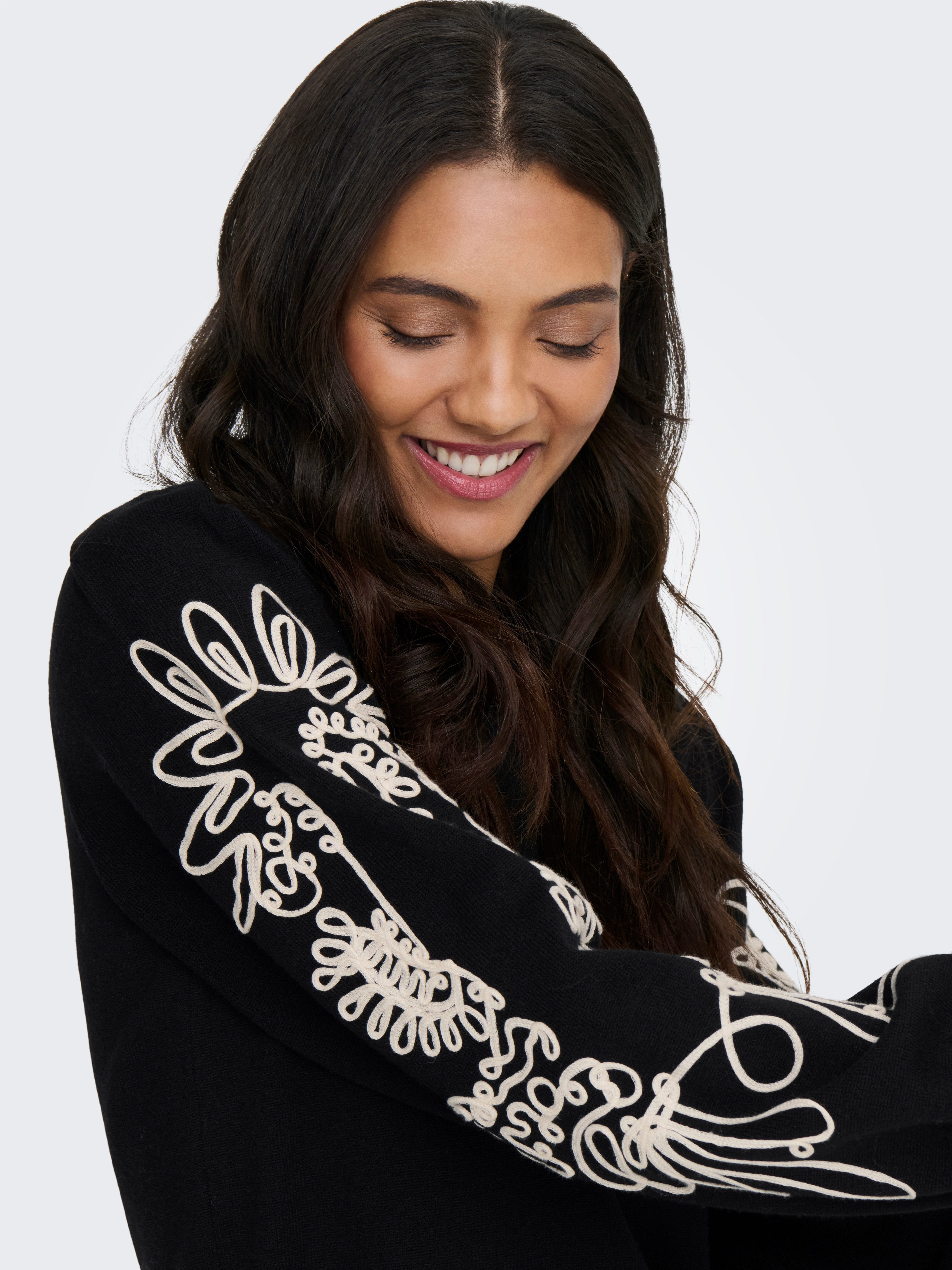 ONLY Strickpullover ONLMAGNOLIA LS DETAIL PULLOVER KNT
