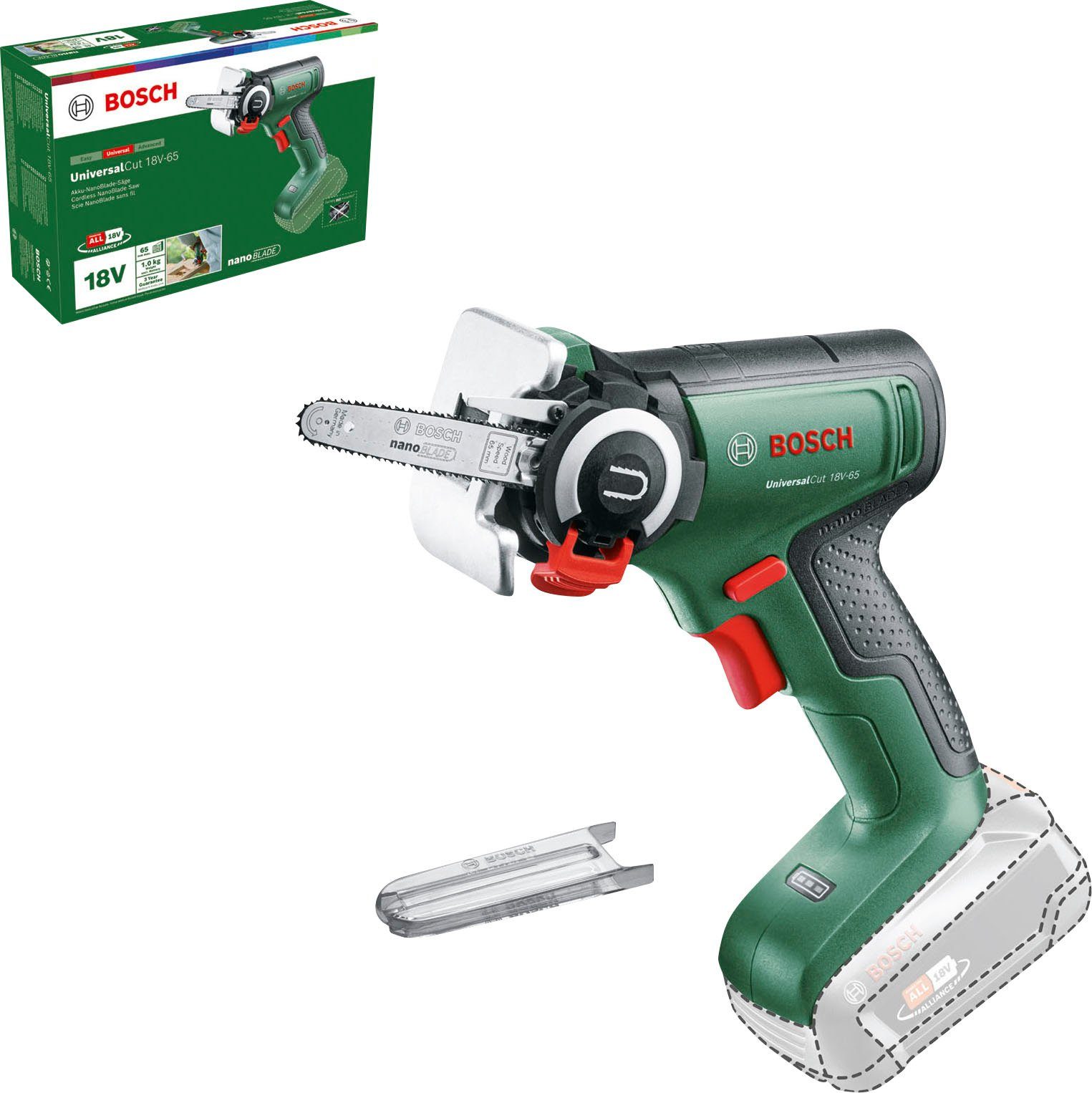 Bosch Home & Garden Akku-Säge UniversalCut 18V-65 - solo, ohne Akku und Ladegerät