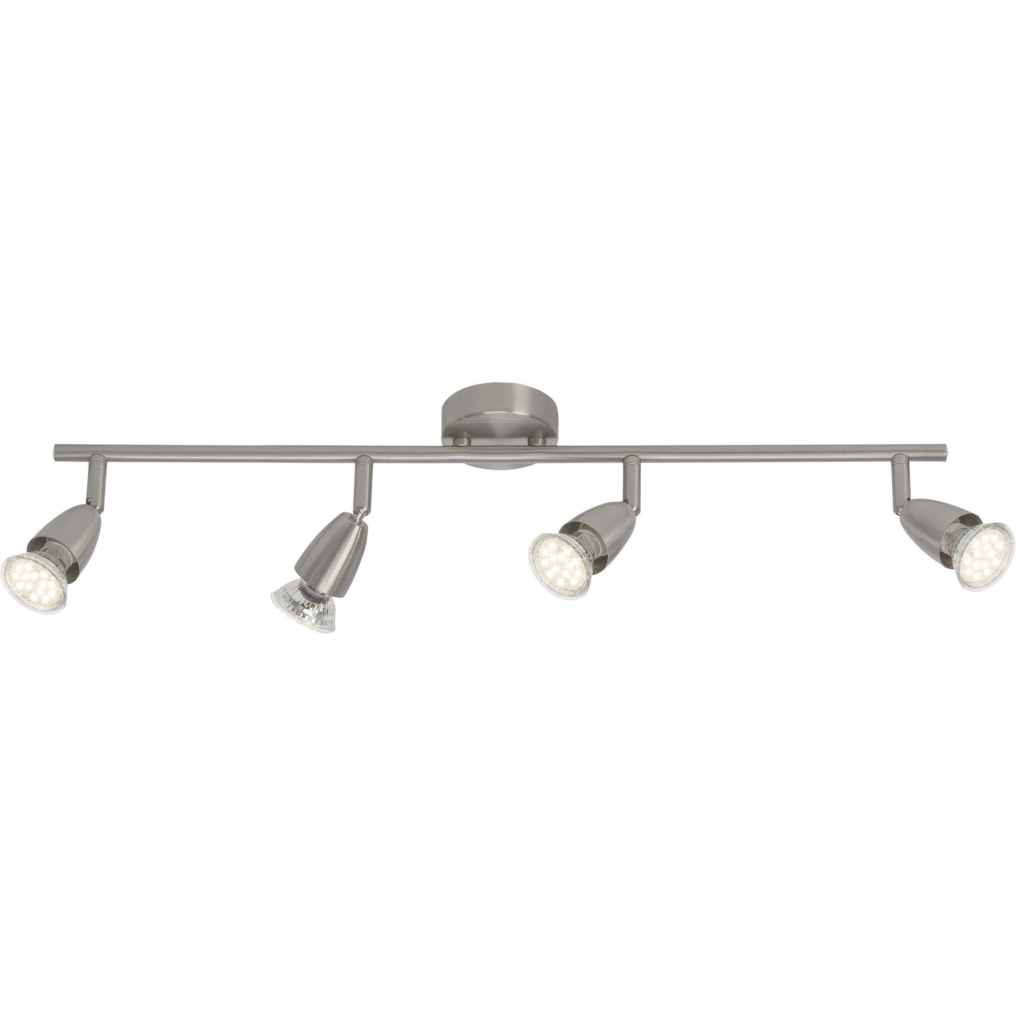 Brilliant Deckenstrahler Amalfi, LED wechselbar, Warmweiß, LED Spotrohr 4flg eisen