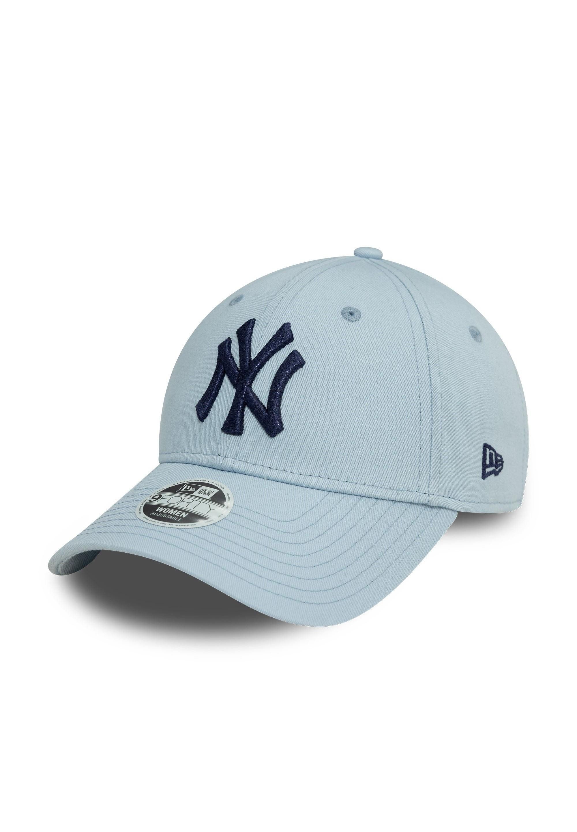 Baseball Cap New York Yankees MLB Metallic Logo Hellblau 9Forty Verstellbare Damen