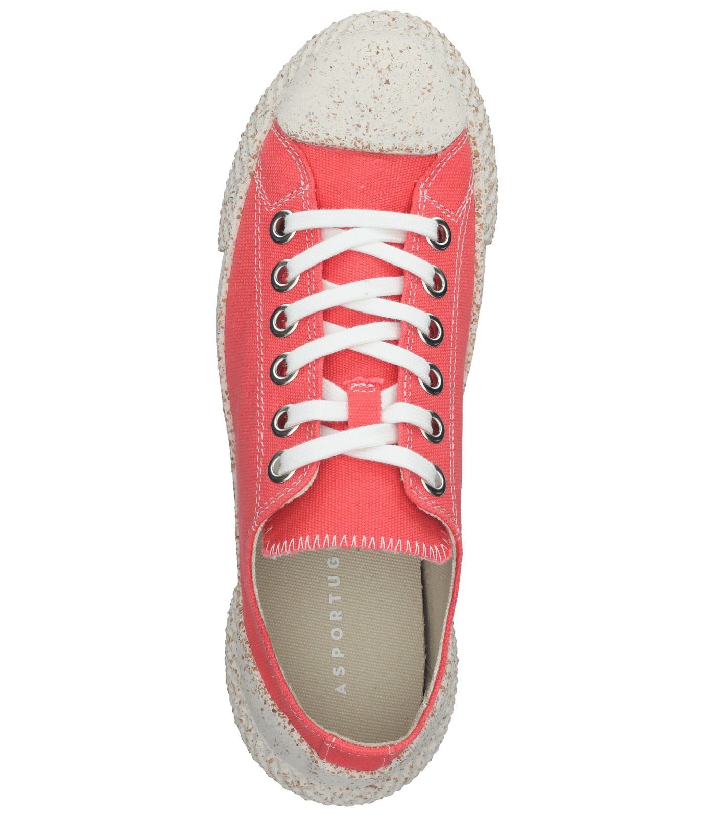 Pink Naturfaser Sneaker Sneaker Asportuguesas