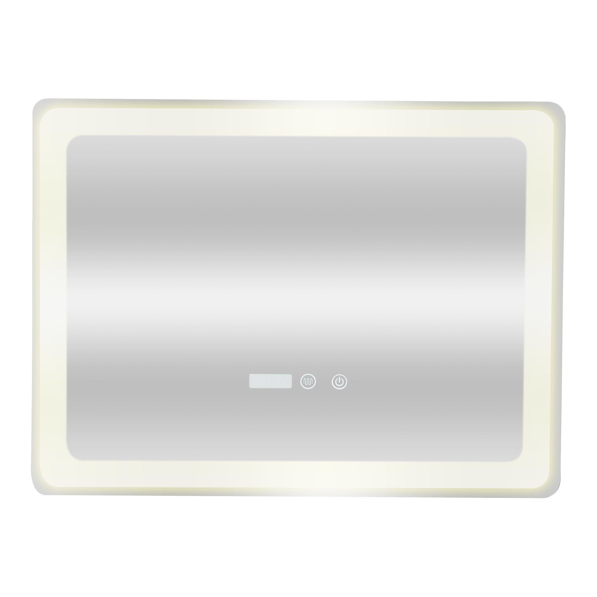 3 pro.tec Silber Lichtfarben 45x60cm LED Beleuchtung Badspiegel, »Casoli«