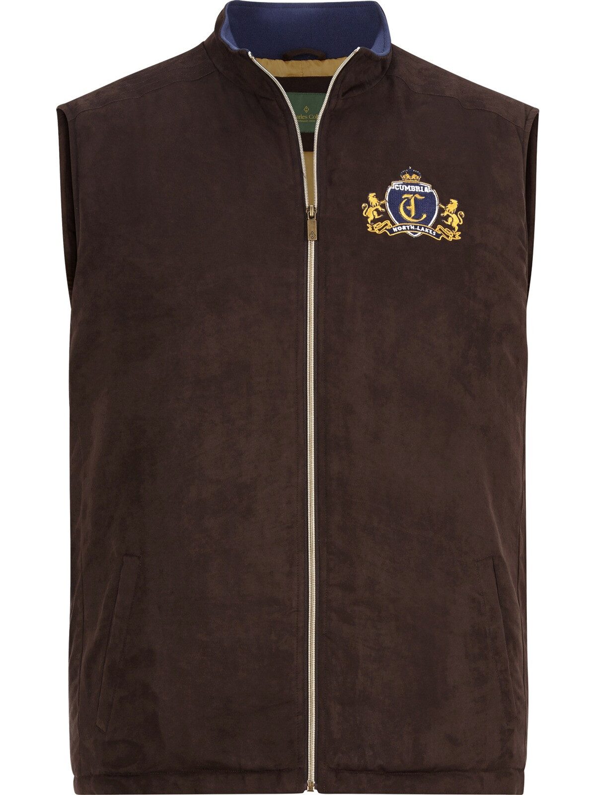 Charles Colby Steppweste DUKE LEEVI in Wildleder-Optik