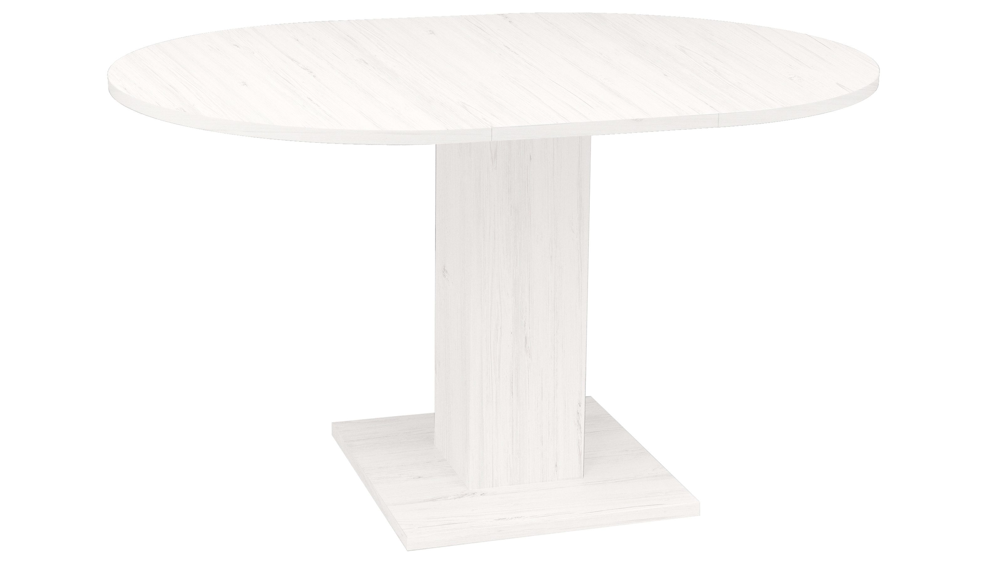 Mäusbacher Säulen-Esstisch (ausziehbar) in pino aurelio - 90x76x90cm (BxHxT) (ausziehbar)