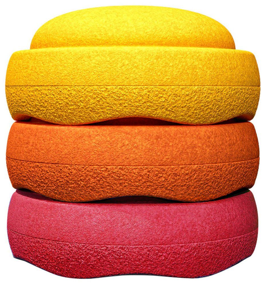 Stapelstein Balancetrainer Original warm classic, 180 g leicht und bis zu 180 kg belastbar