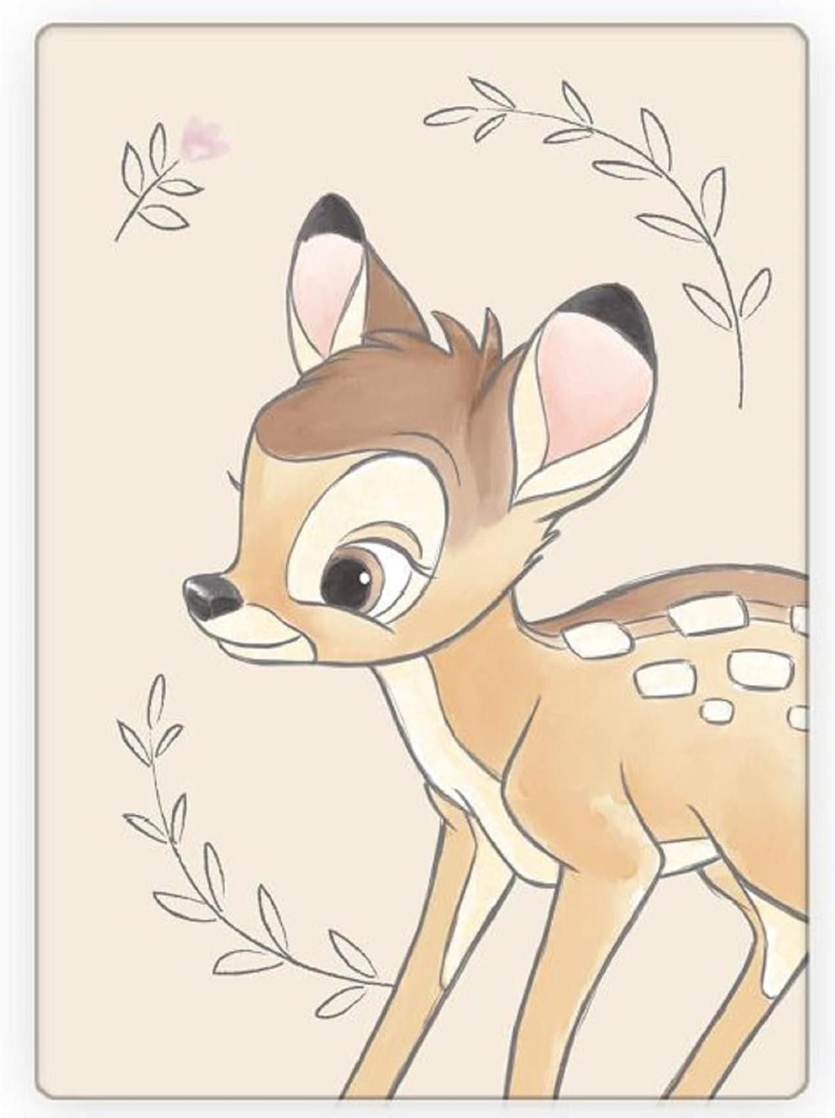 Kinderdecke Disney Bambi Fleecedecke Schmusedecke Kuscheldecke günstig online kaufen