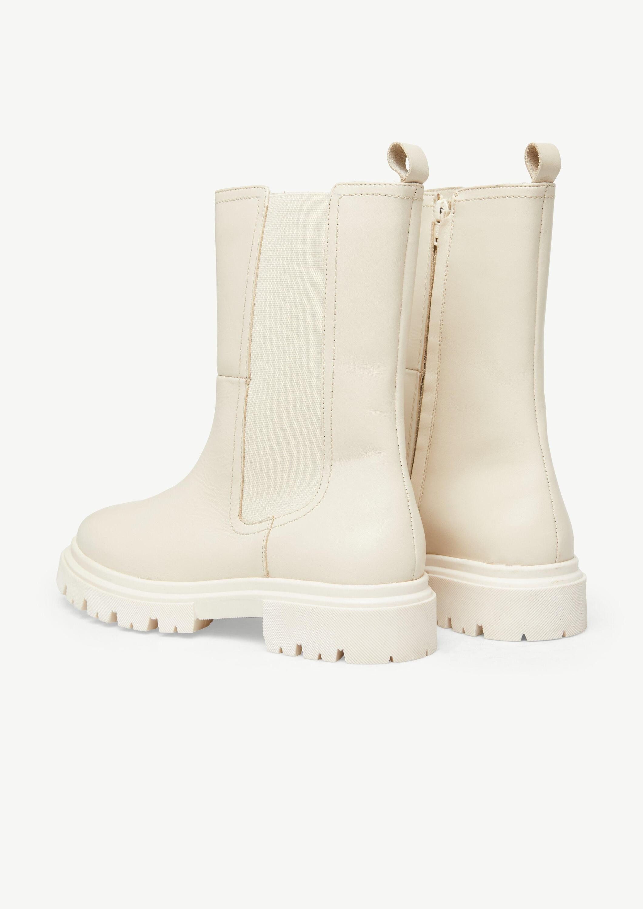 comma Stiefel Lederstiefel mit Profilsohle Chelseaboots günstig online kaufen