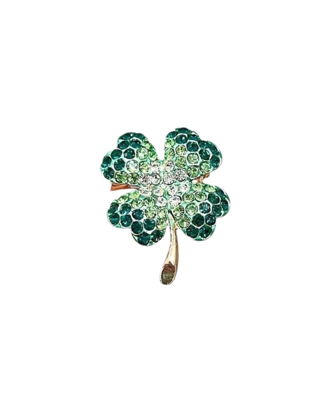 MayTree Brosche "Kleeblättchen", grün (Stück, 1-tlg), günstig online kaufen