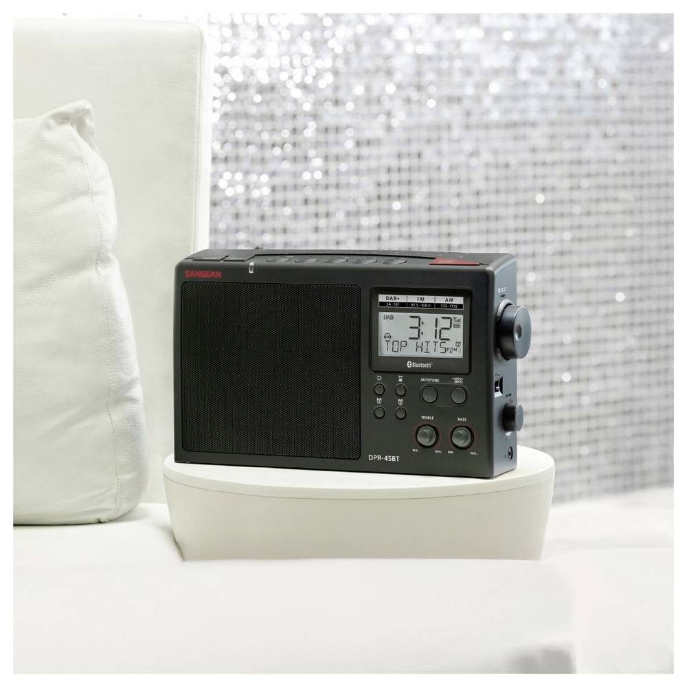Sangean Tischradio DAB+, AM, FM DAB+, Bluetooth® Schwarz A500563 Radio