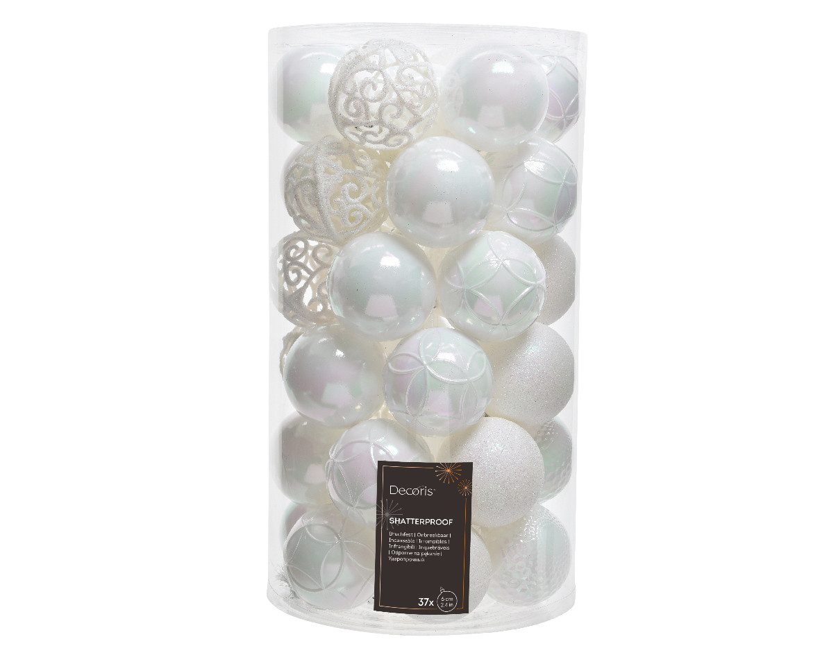 Kaemingk Weihnachtsbaumkugel Weihnachtsbaumkugeln bruchfest Ø 6 cm 37 Stück günstig online kaufen