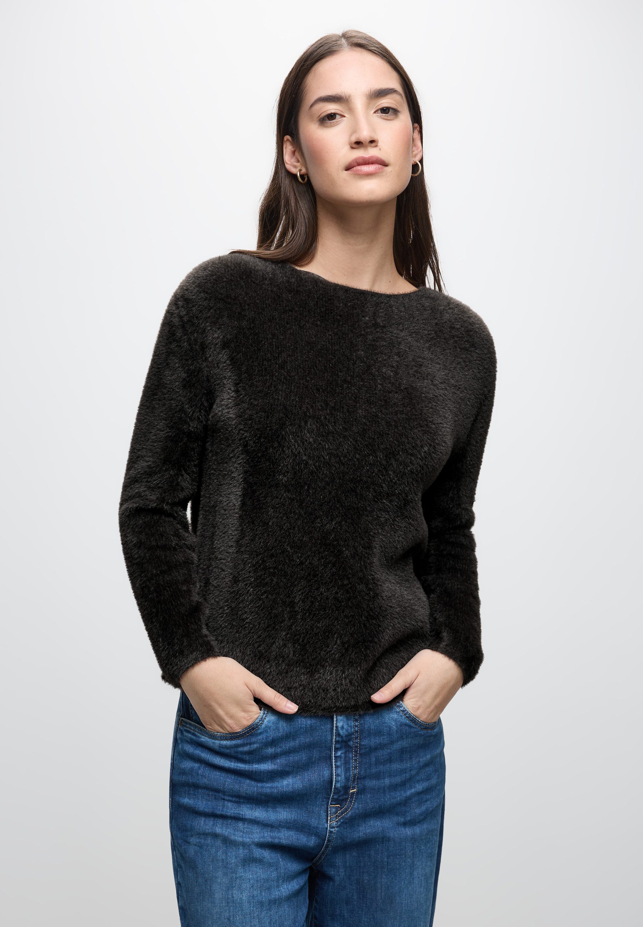 STREET ONE Strickpullover Grobstrick