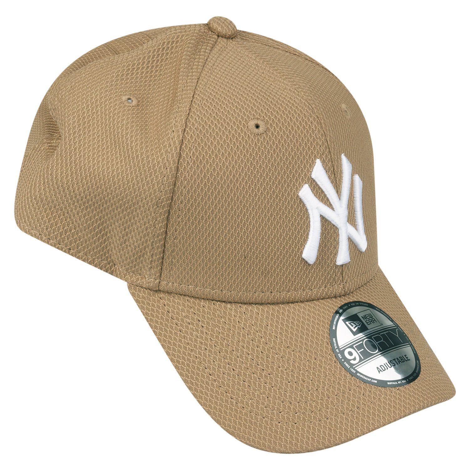 New 9Forty Yankees Cap New York Strapback Baseball Khaki Era DIAMOND