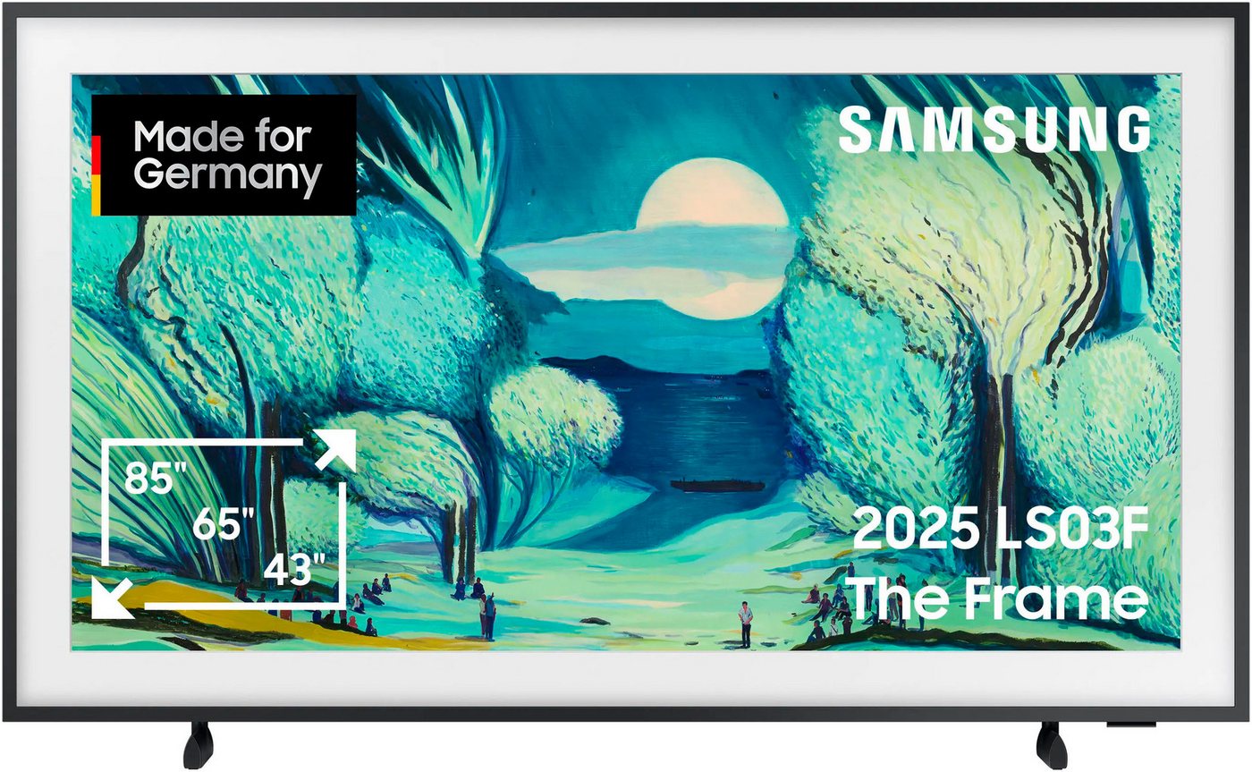 Samsung GQ43LS03FAU QLED-Fernseher (108 cm/43 Zoll, 4K Ultra HD, Smart-TV, The Frame, Mattes Display, Art Mode, Austauschbare Rahmen, Dolby Atmos) schwarz ! RABATT: 28.18% Samsung GQ43LS03FAU QLED-Fernseher (108 cm/43 Zoll, 4K Ultra HD, Smart-TV, The Frame, Mattes Display, Art Mode, Austauschbare Rahmen, Dolby Atmos) schwarz ! RABATT: 28.18%