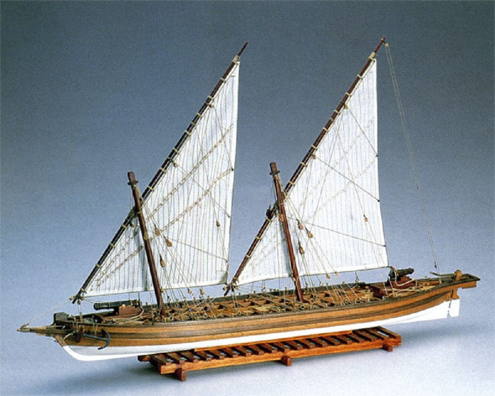 Krick Modellbausatz Krick Arrow Kanonenboot 1814 Baukasten