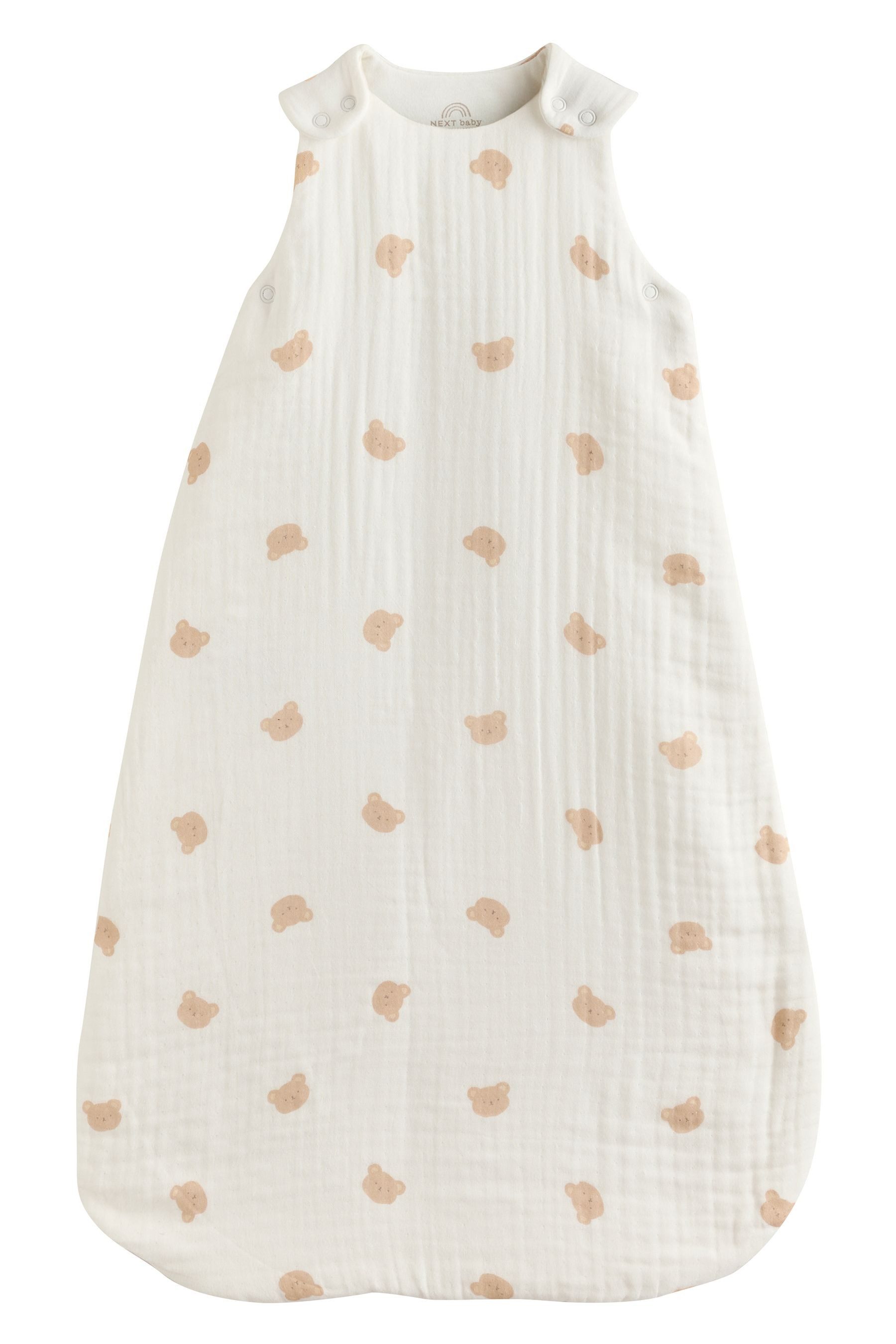 Babyschlafsack 2,5 Tog Baby Schlafsack aus 100 % Baumwolle
