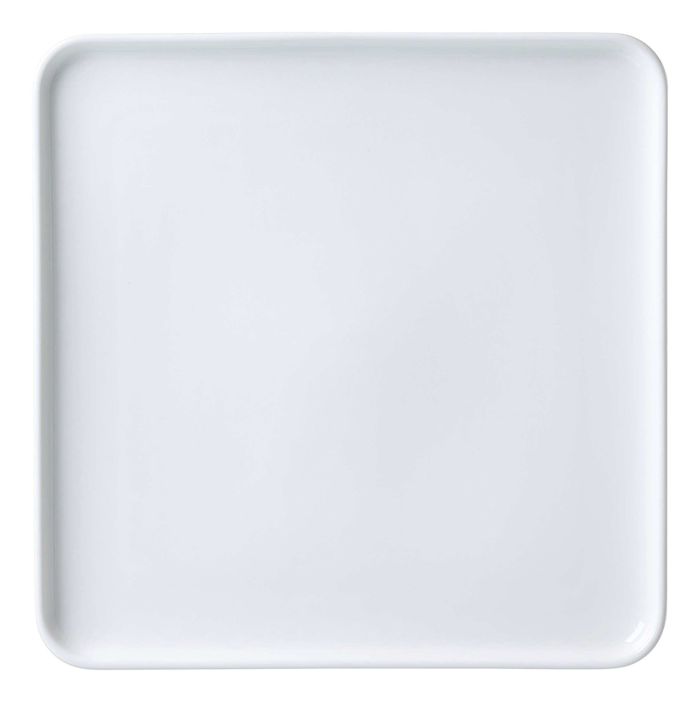 Ritzenhoff & Breker Servierplatte Skagen Platte quadratisch 21 cm Weiss Porzellan Servierplatte, Porzellan, (1-tlg)