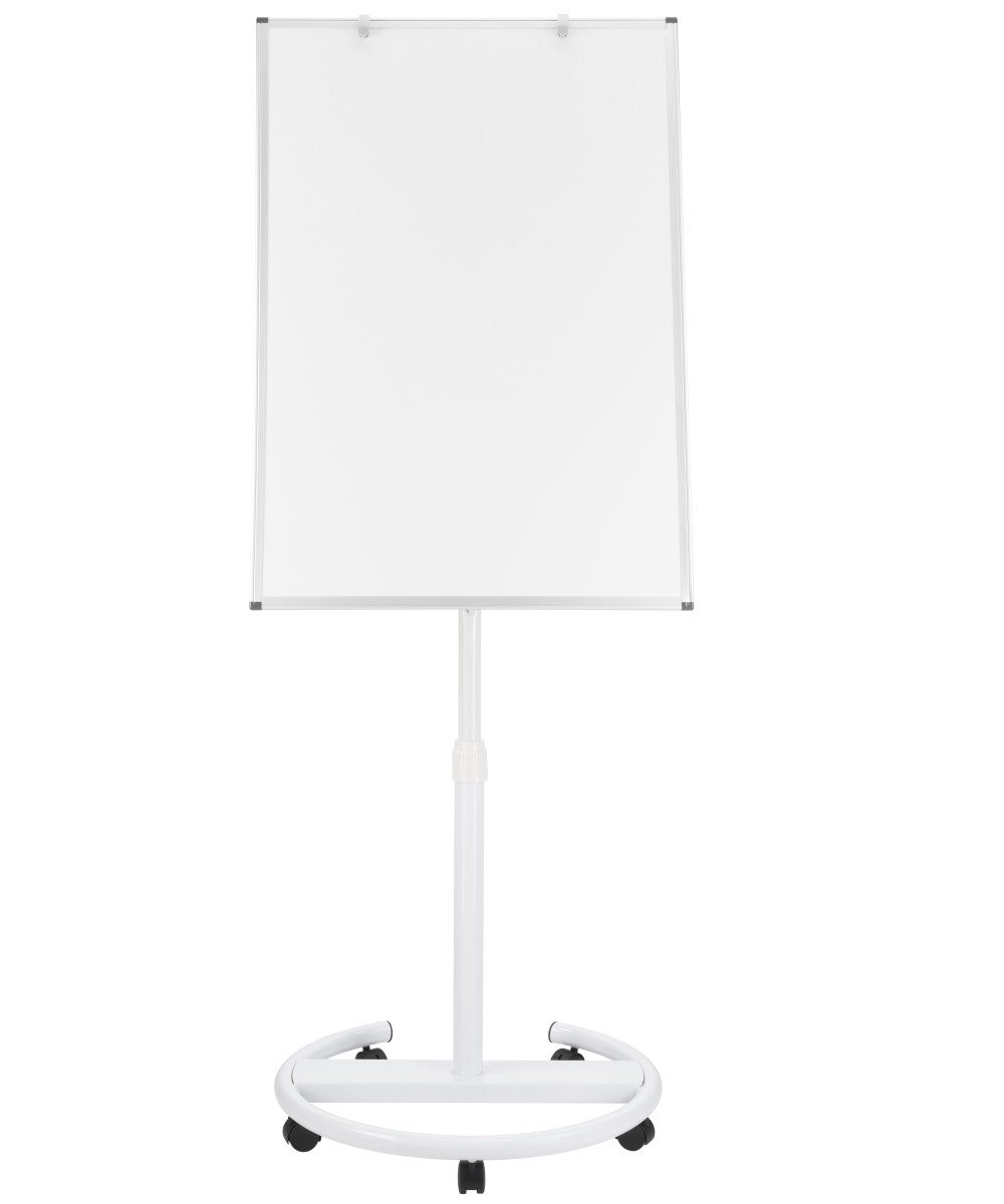 Systafex® Magnettafel Flipchart trocken abwischbar Whiteboard magnetisch 70x100cm, kippbar, höhenverstellbar, glatte Oberfläche, Schwerlastrollen – Bild 5 von 5