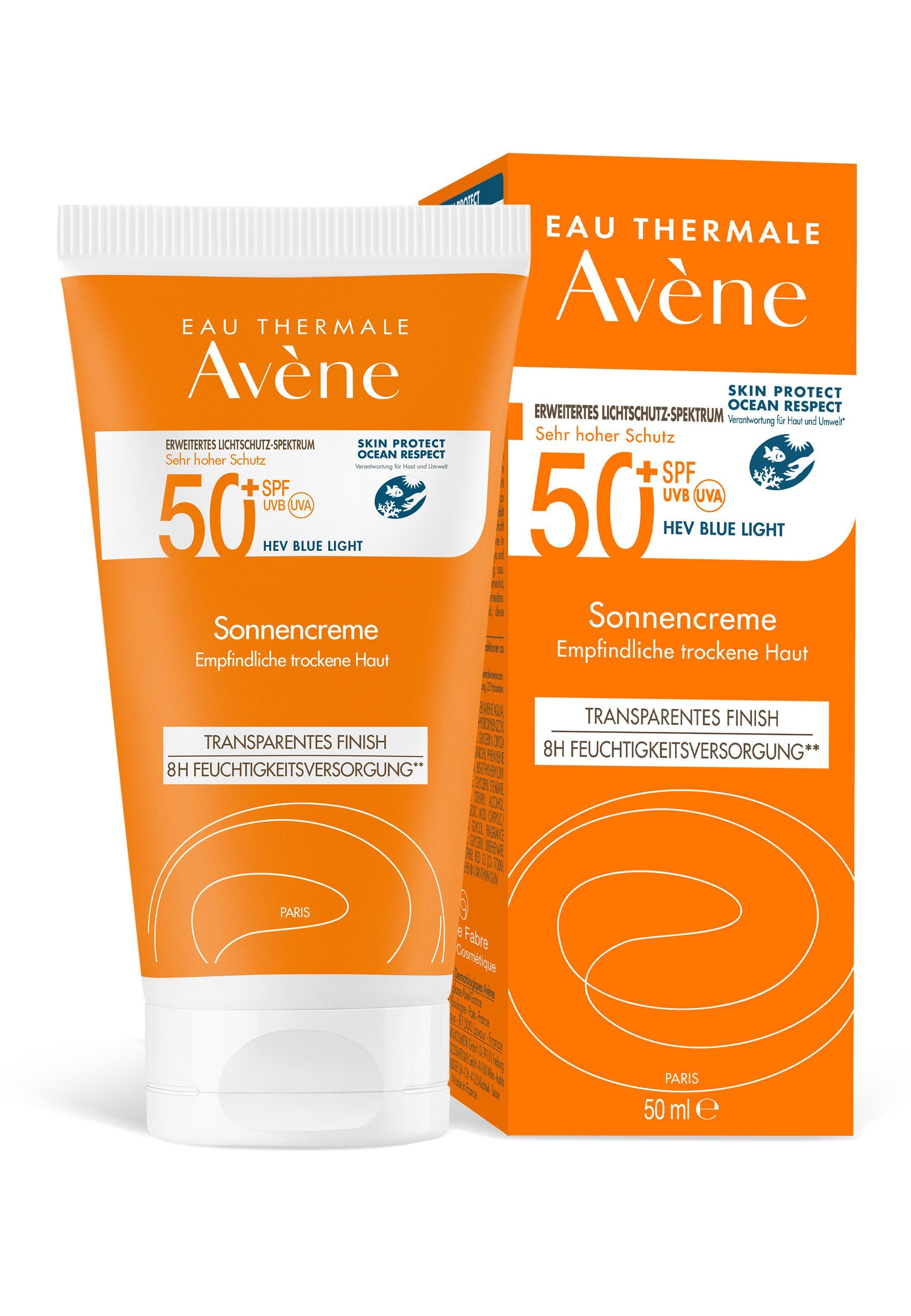 Avene Gesichtspflege Sonnencreme SPF 50+ mit Duftstoffen, 1-tlg.