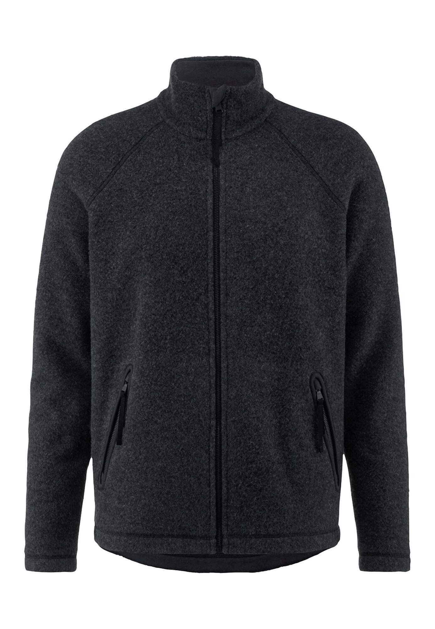 Hessnatur Fleecejacke aus reiner Bio-Merinowolle (1-St)