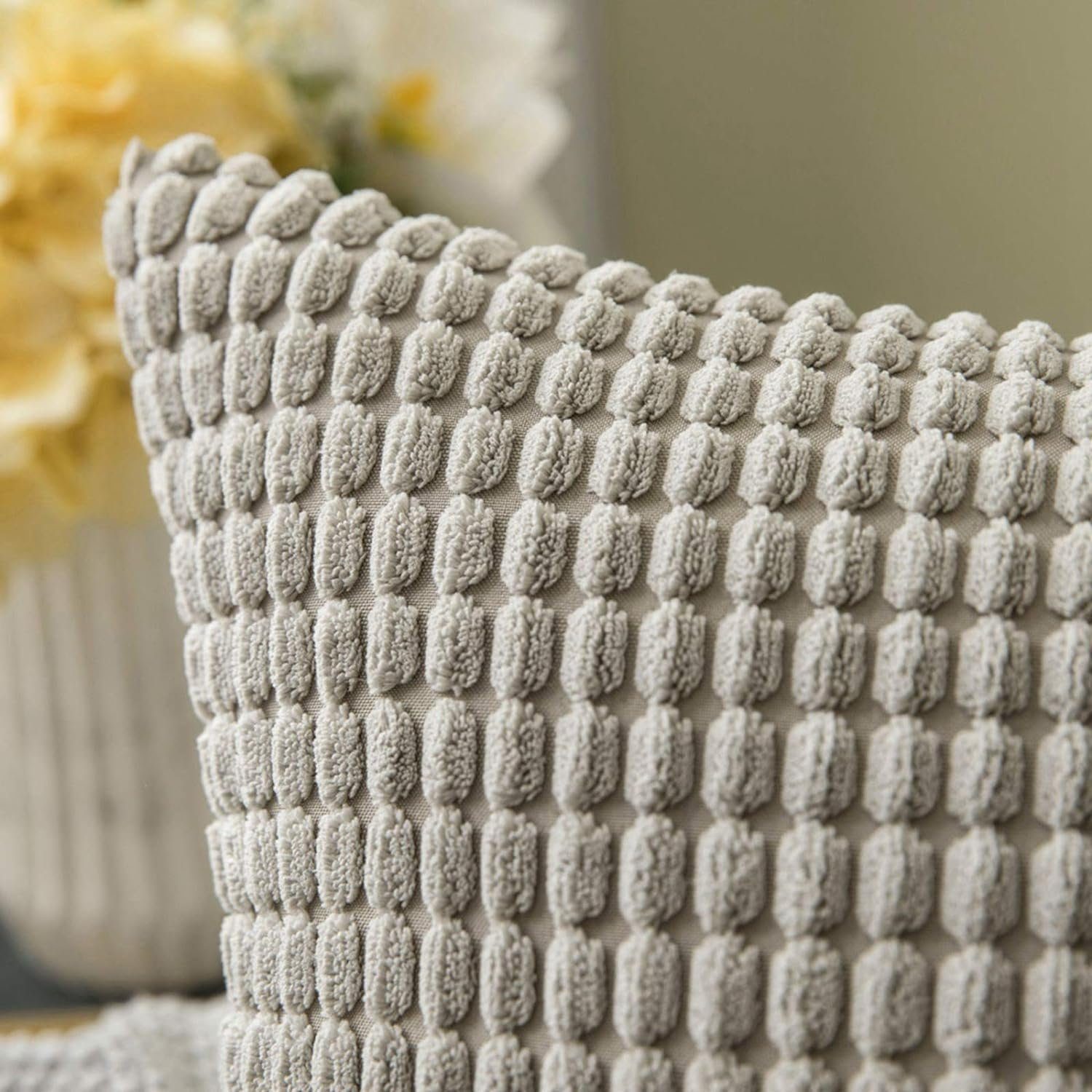 Kaket Kissenhülle 2 Stück, Quadratisch, für Wohnzimmer Schlafzimmer Bett So günstig online kaufen