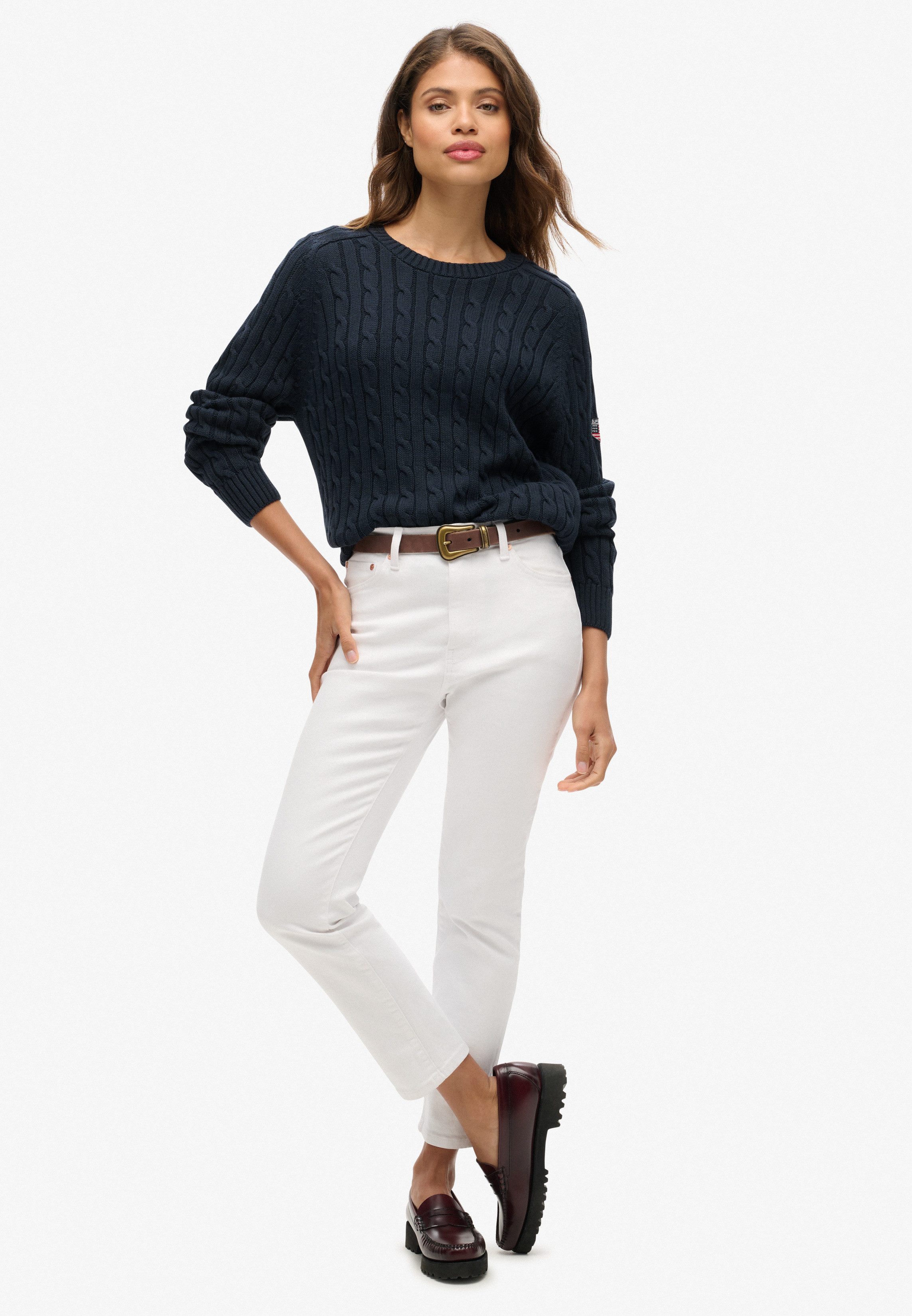 Superdry Strickpullover SLOUCHY CABLE KNIT