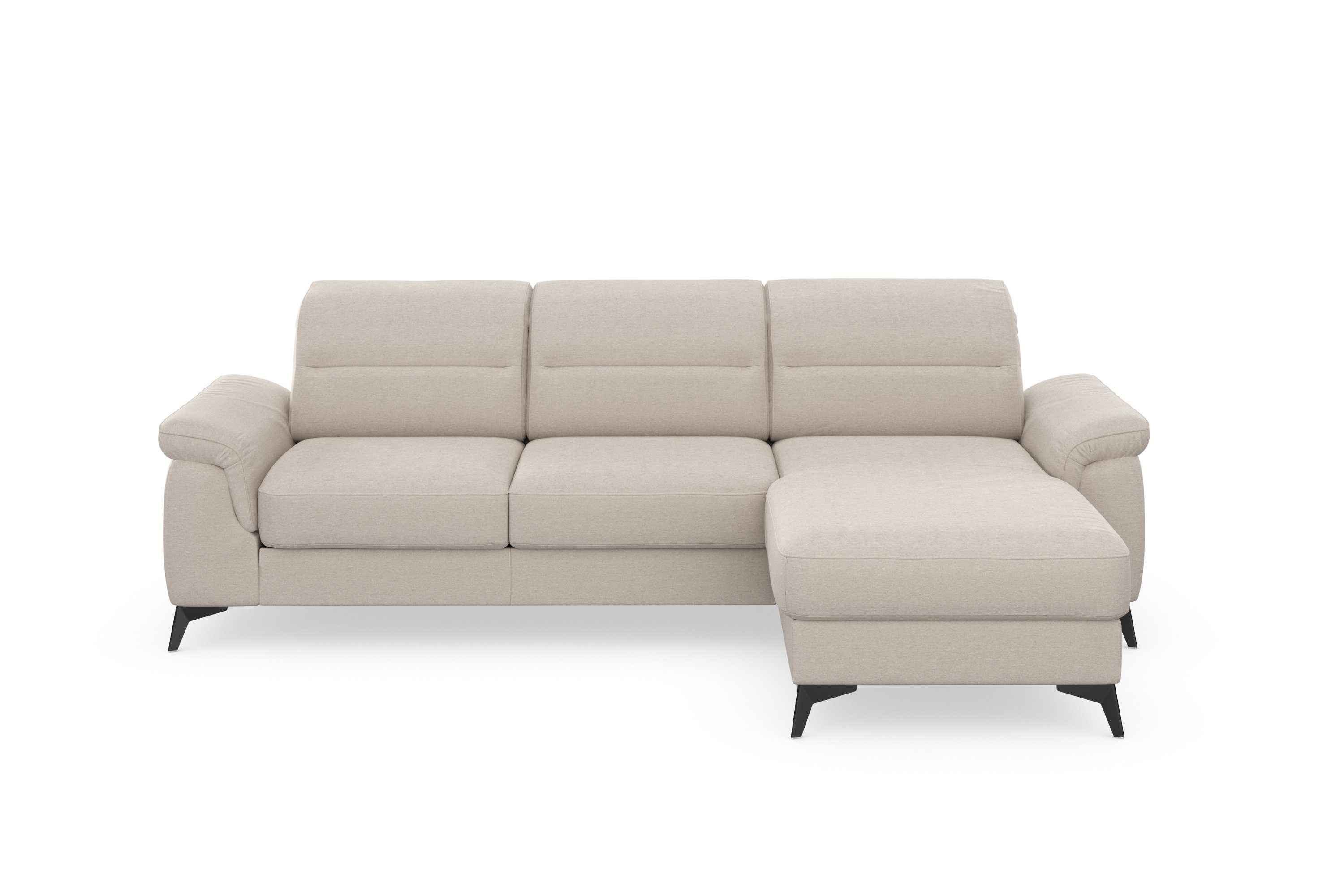 sit&more Ecksofa Sinatra, mit Armteilfunktion Recamiere, Kopfteilverstellung und optional mit