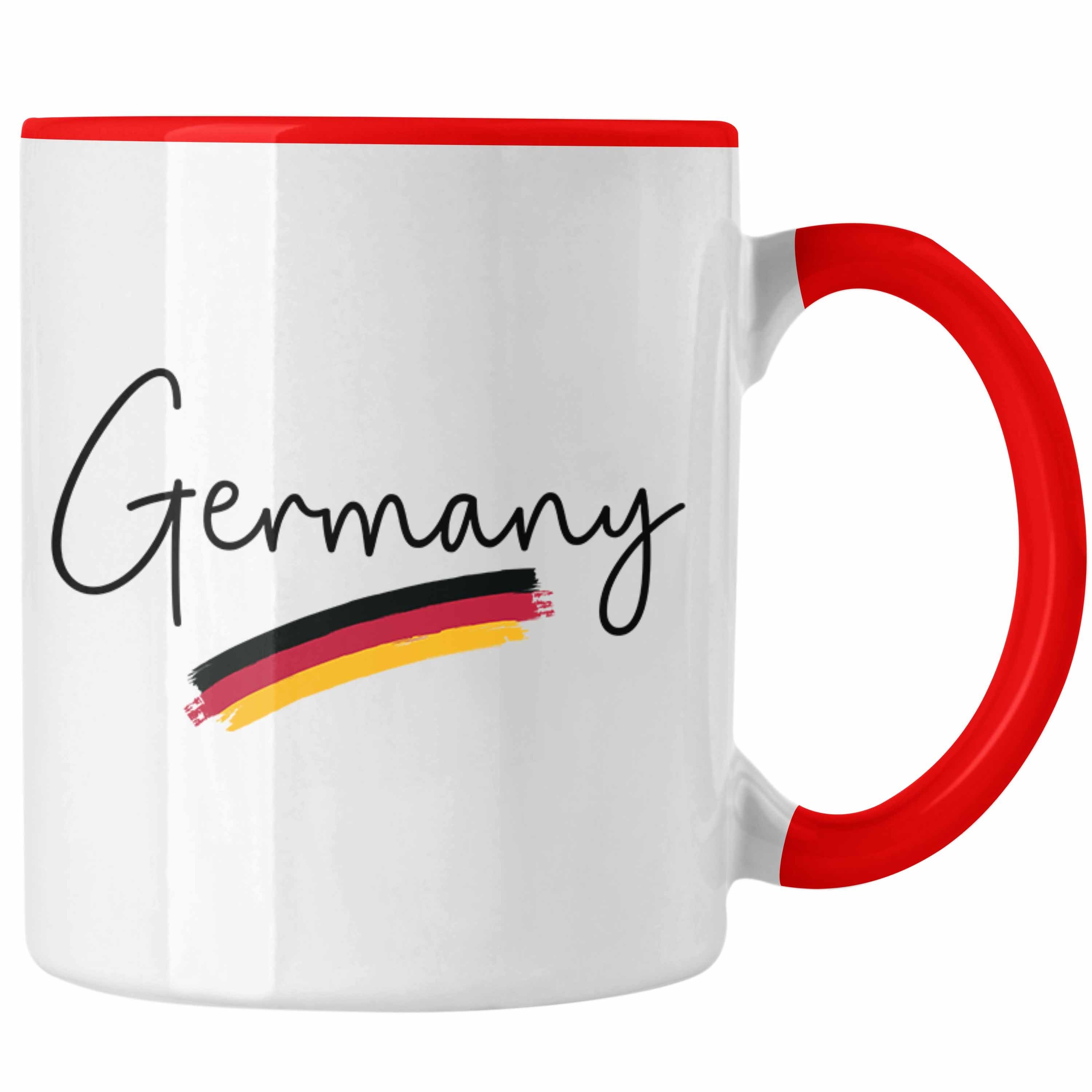 Trendation Tasse Germany Tasse Deutschland Flagge National Stolz