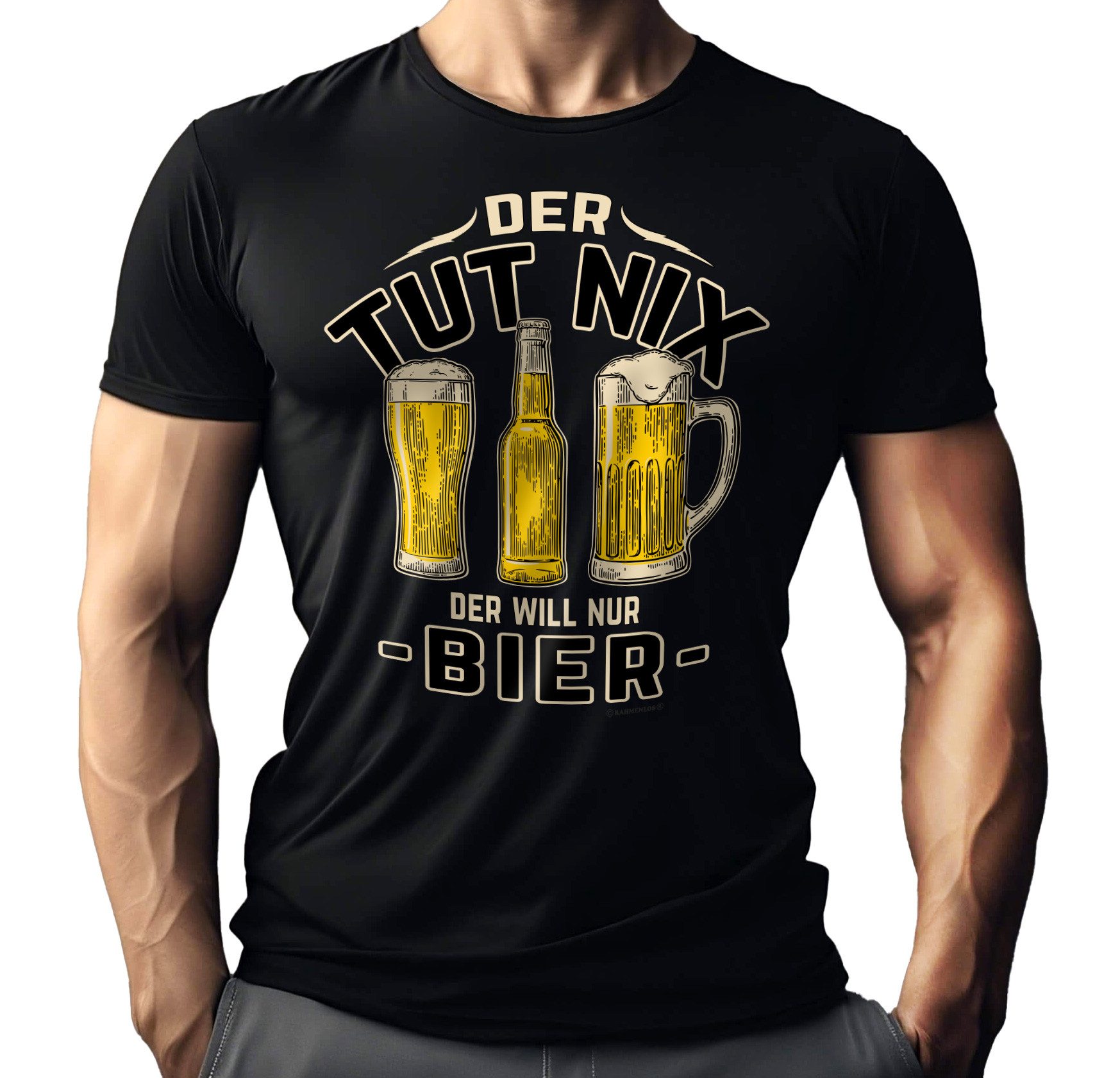 RAHMENLOS® T-Shirt Der tut nix, der günstig online kaufen