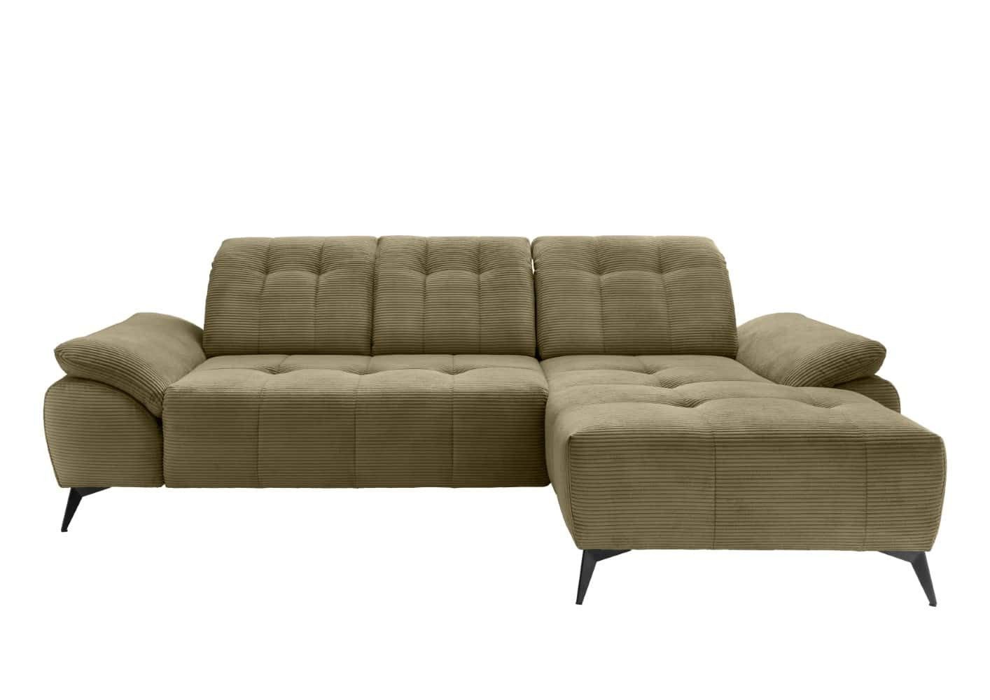 BENFORMATO HOME COLLECTION Ecksofa Filo, mit Kopflehnenfunktion, elektrischer Sitzverbreitung,USB Anschluss