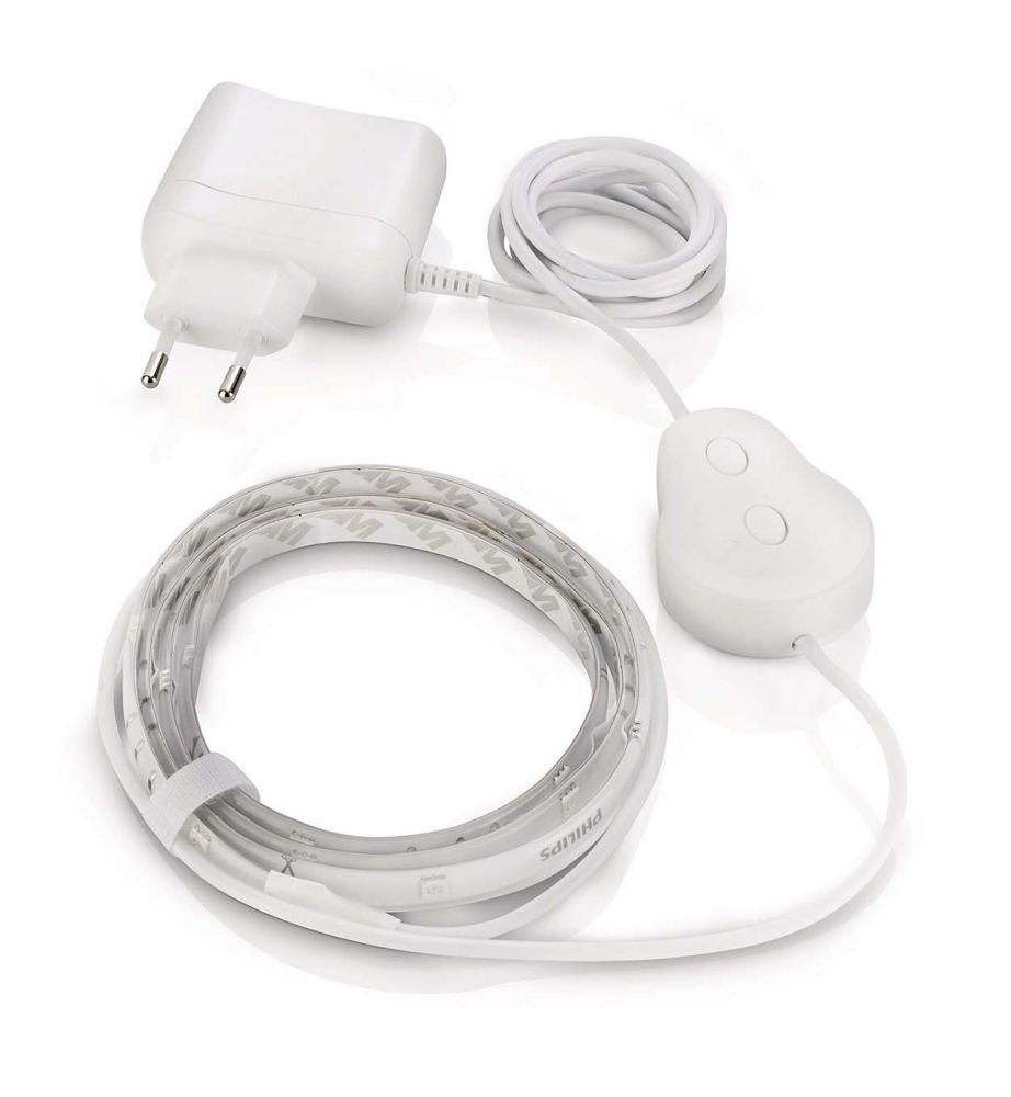 Philips Lighting LED Lichtleiste Philips LED Lichtstreifen 1 meter 6W weiss & bunt, LED fest integriert, Farbwechsler