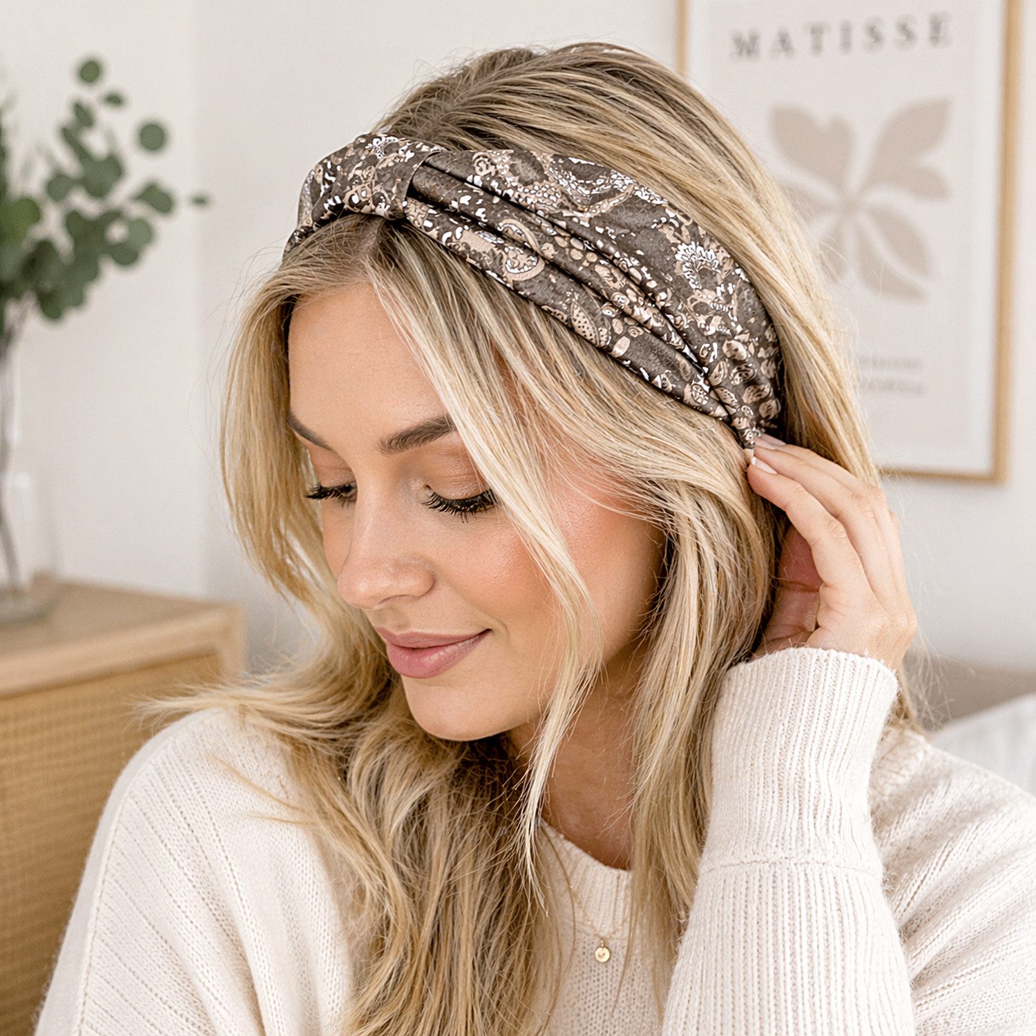 Britta Meier Haarband Haarband mit Schlaufe Nähwerkstatt Britta Meier, Modisch und mit hoher Qualität