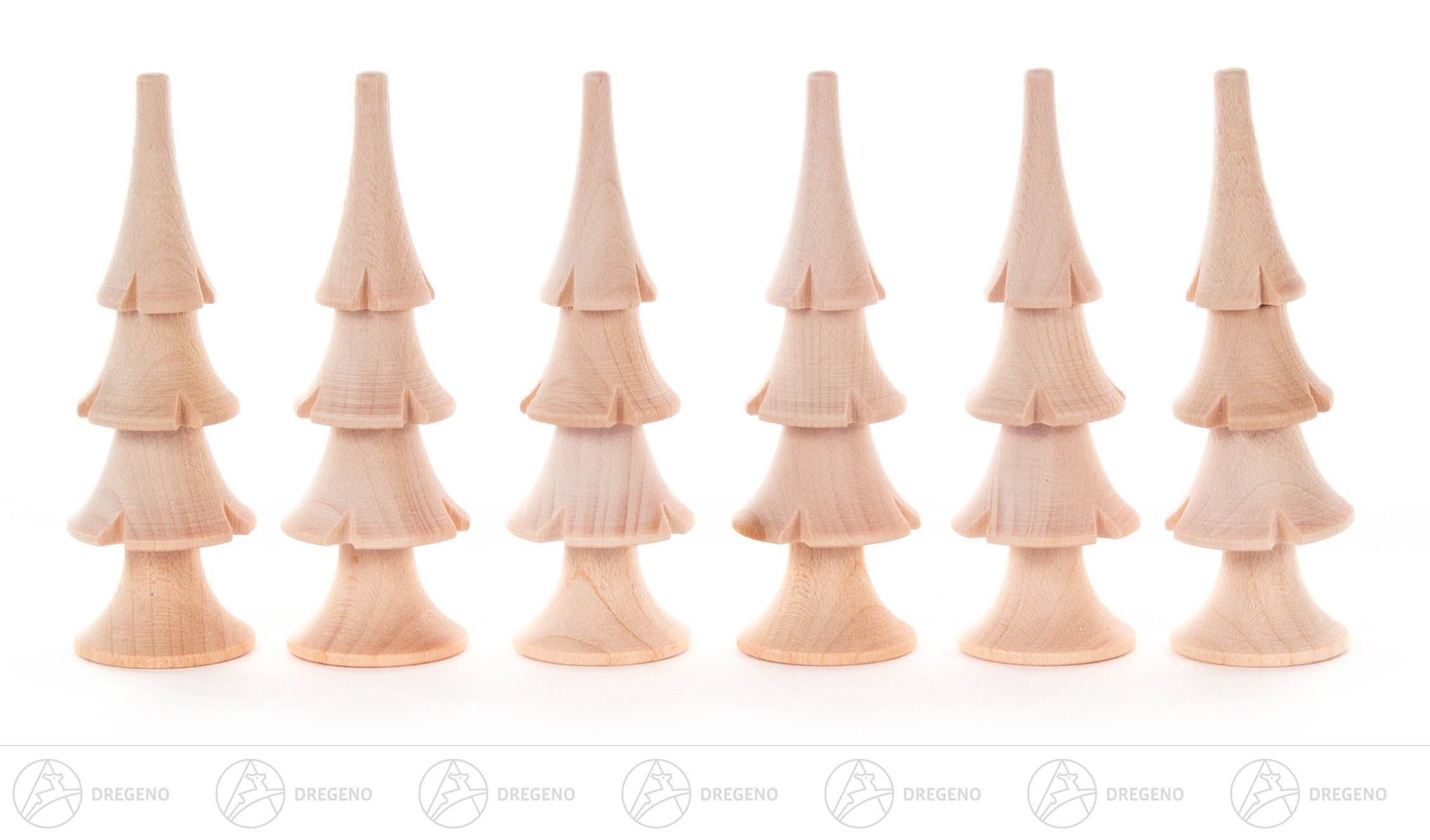 Kunstbaum Baum Massivholzbäume natur Höhe ca 8 cm NEU