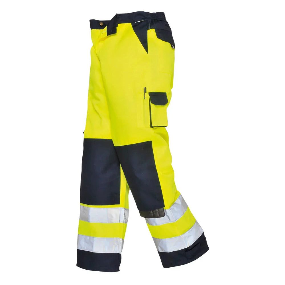 Portwest Arbeitshose Portwest Lyon Warnschutz-Bundhose TX51 Orange-Marine