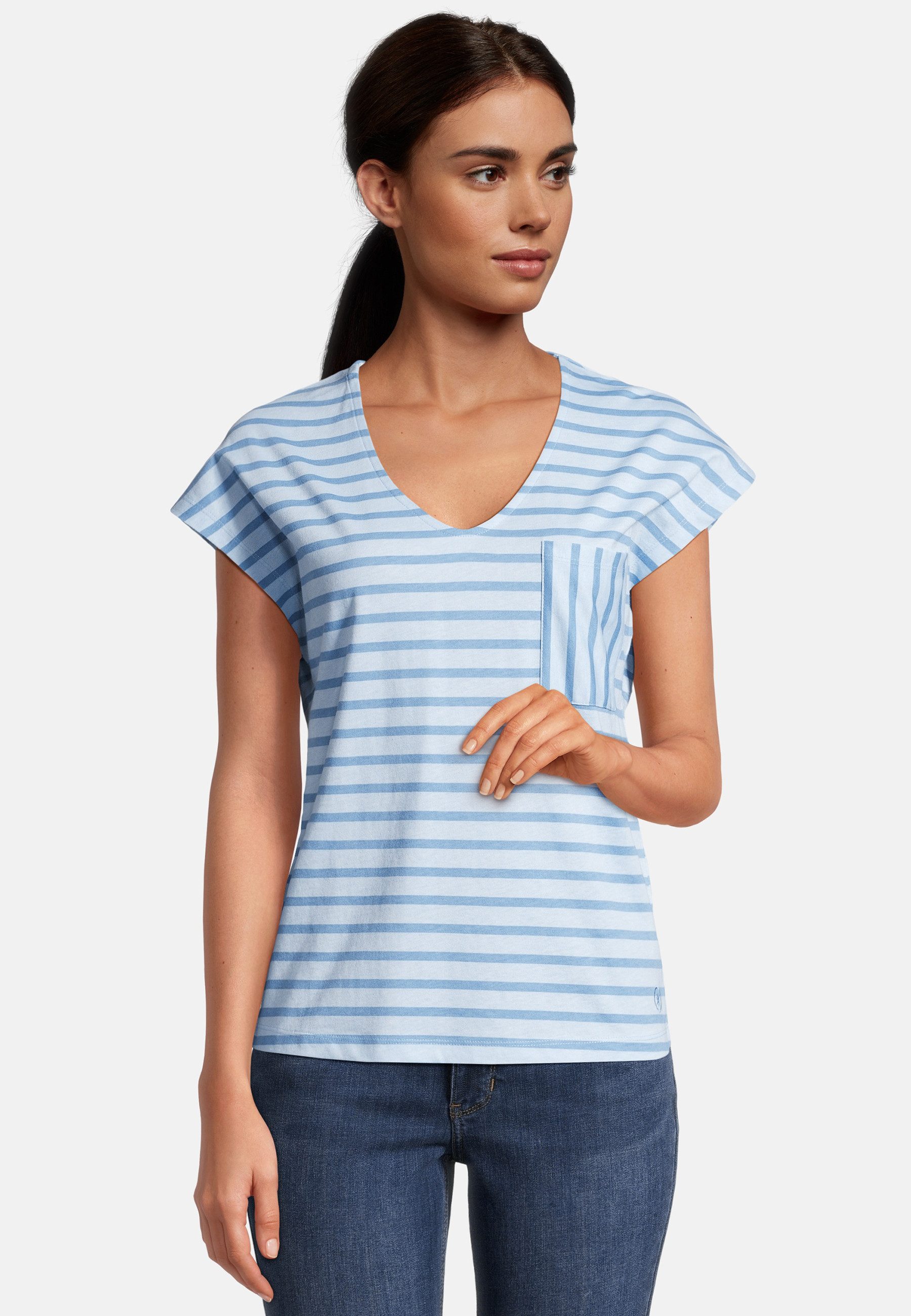 salzhaut T-Shirt LUNKOHR Damen Figurbetont Der günstig online kaufen